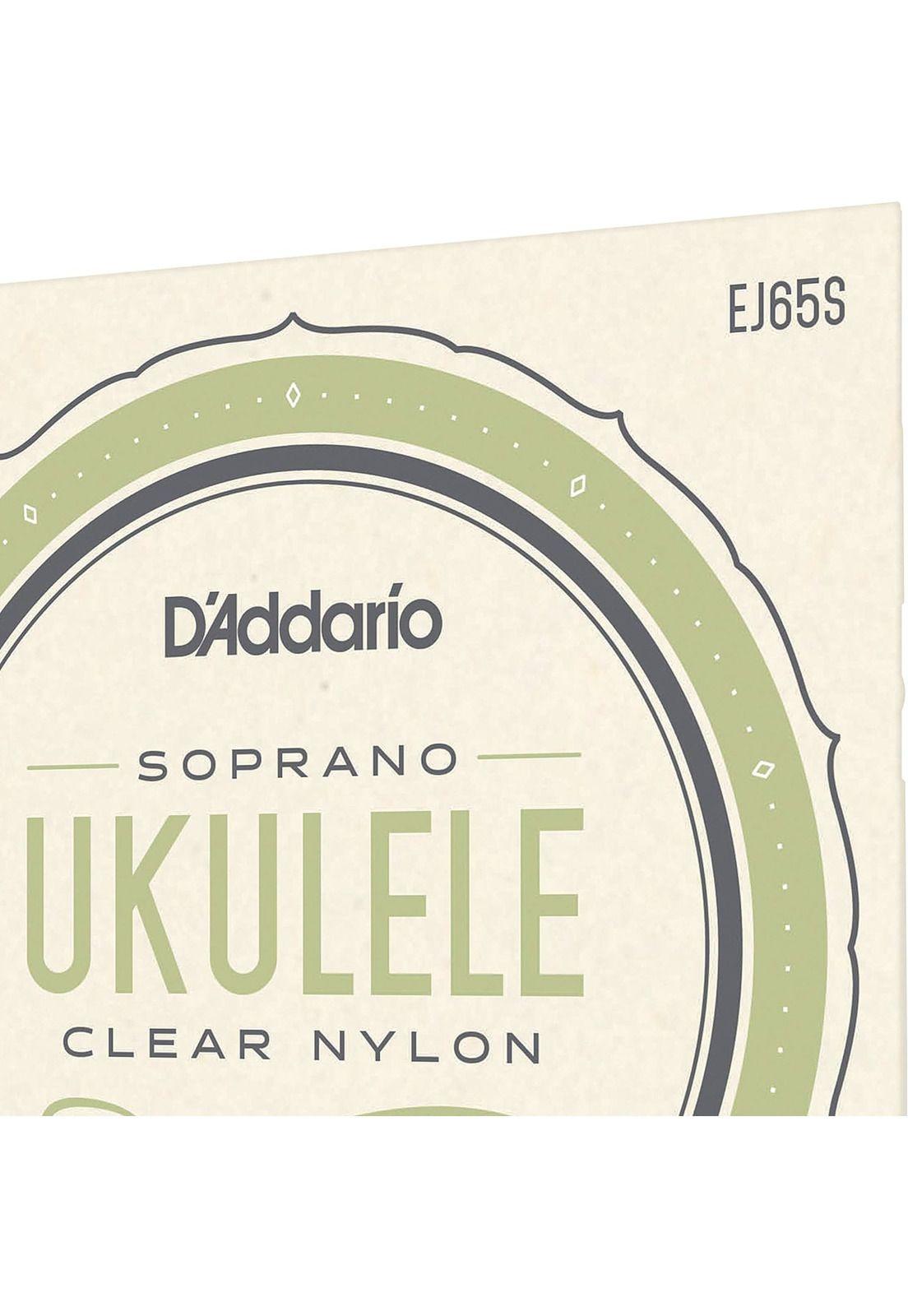 Set de cuerdas de nylon para Ukelele Soprano Daddario EJ65S-3