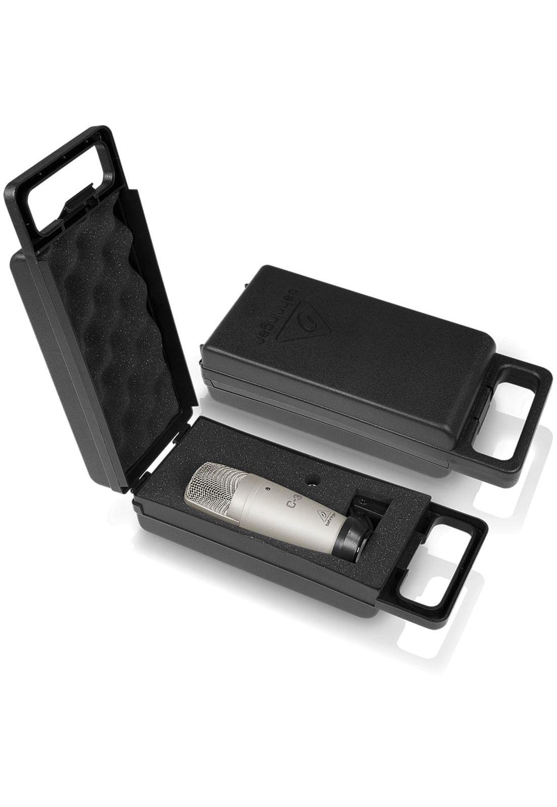 Micrófono Profesional Condensador Behringer C-3 Multipatrón-2