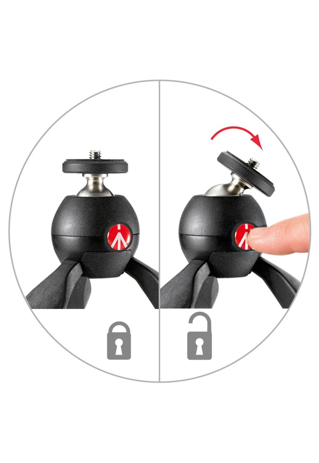 MANFROTTO Mini trípode PIXI. Negro-2