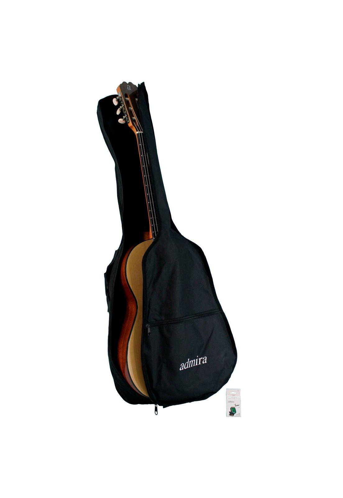 Pack de Guitarra Clásica Nylon Admira Alba con Funda-3