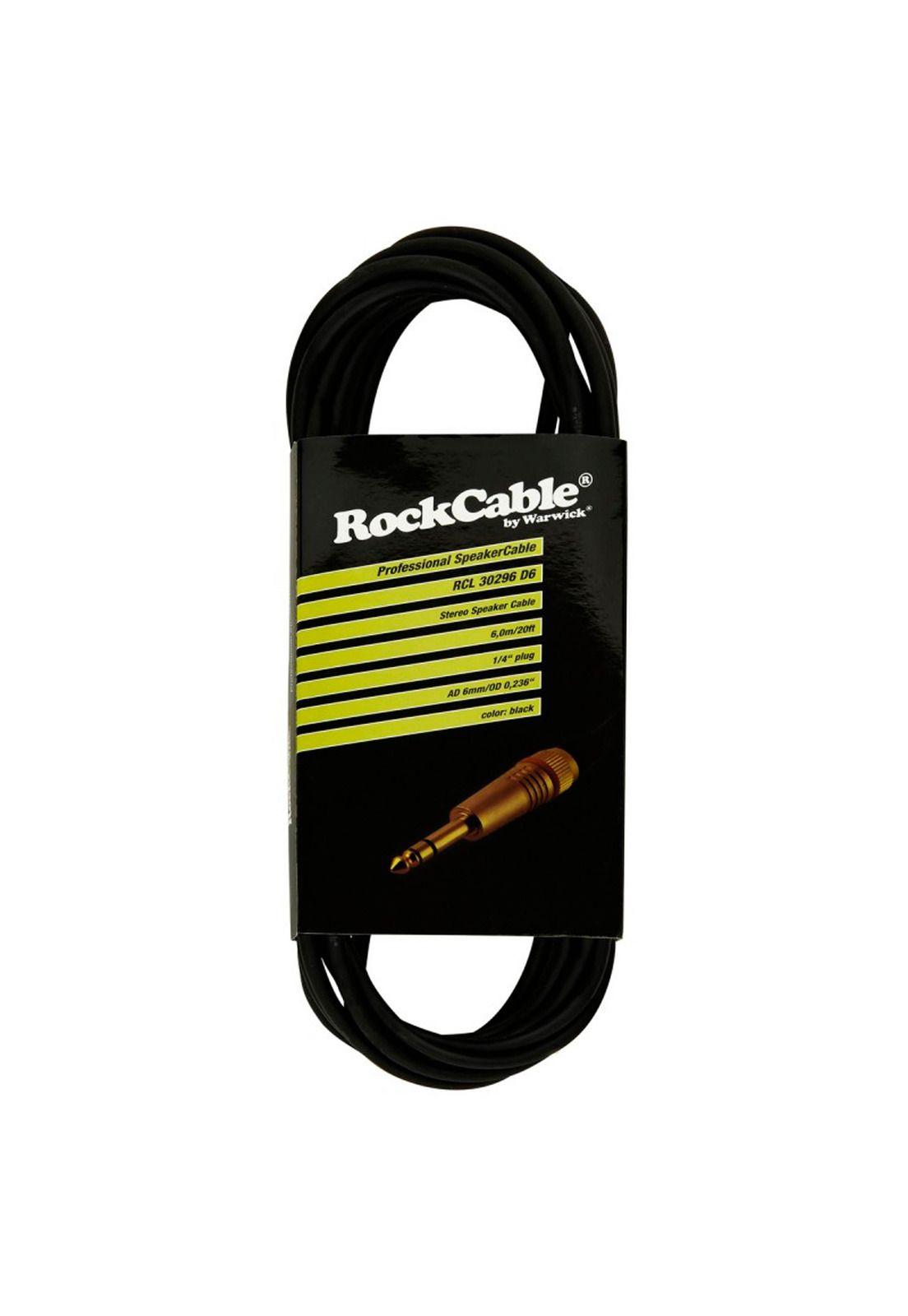 Cable TRS 6.3 mm RockCable RCL 30296 D6 6 m-2