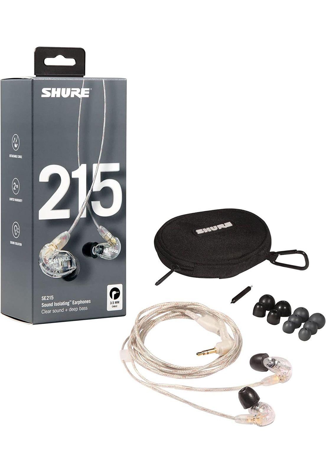 Audífonos para monitoreo In Ear Shure SE215CL Originales-1