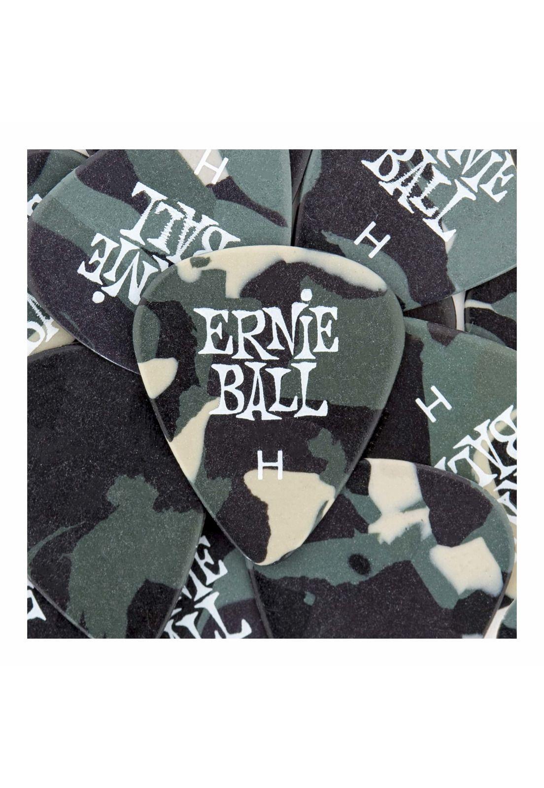 Pack de 12 uñetas 9223 CAMUFLAJE Ernie Ball-2