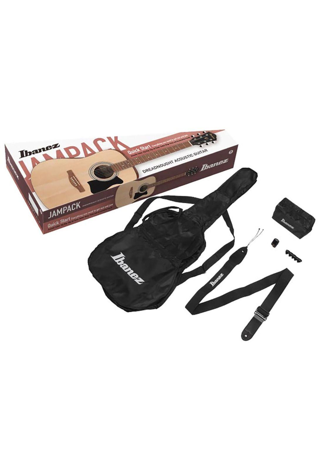 Pack Guitarra Acústica Ibanez Jampack IJV50 - NAT-3