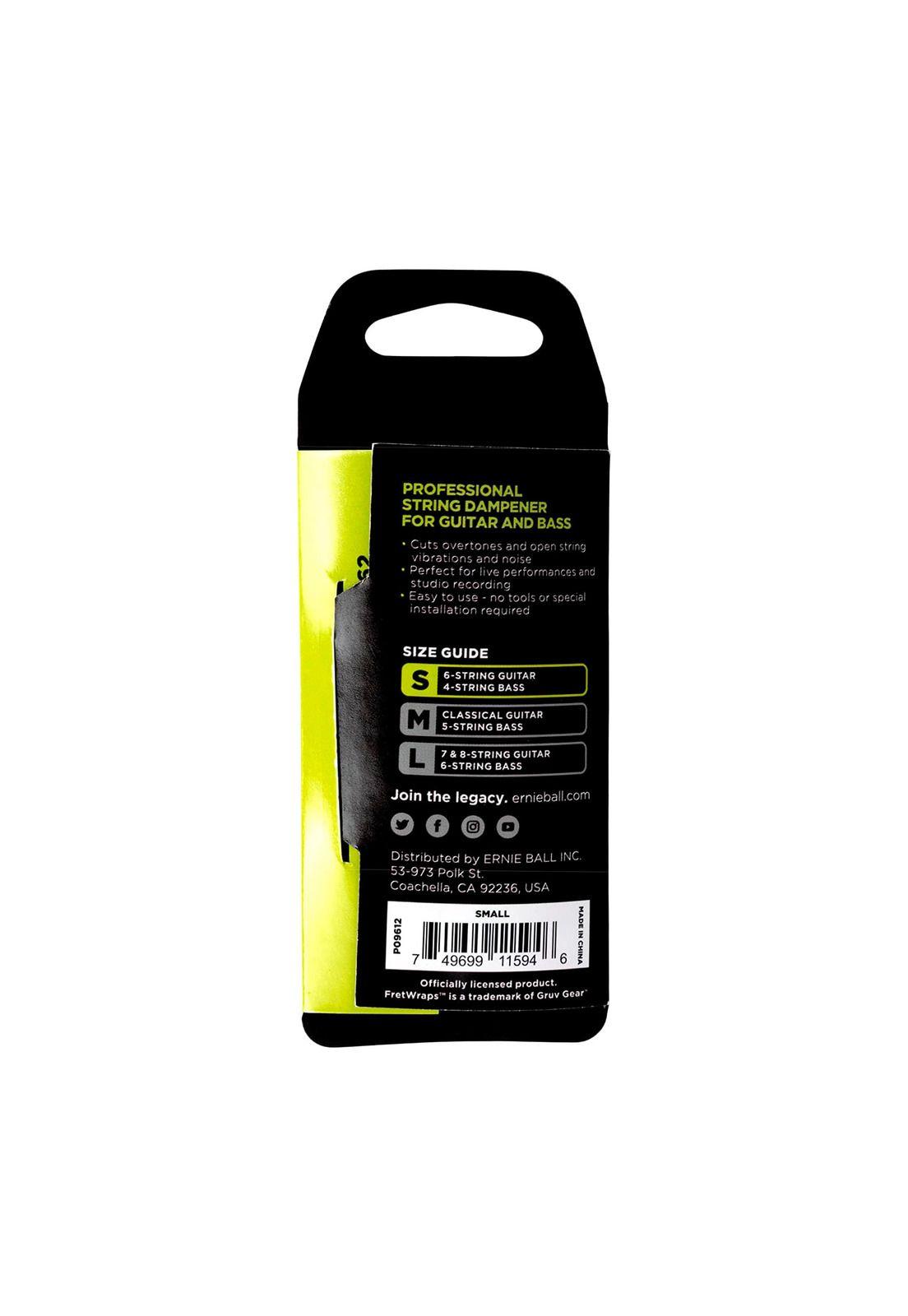 FretWrap silenciador de cuerdas Ernie Ball Tamaño Pequeño-1