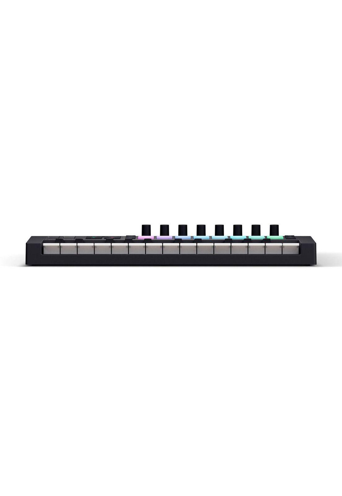 Controlador midi Novation Launchkey Mini 25 MK4 16 Pads USB-4