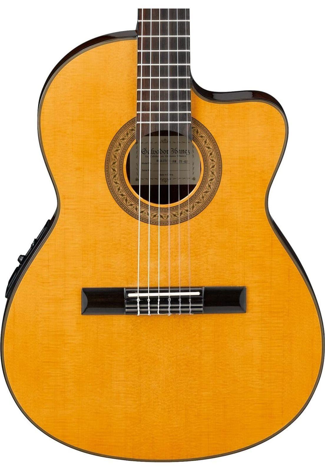 Guitarra Electroacústica Nylon Ibanez GA5TCE amber (AM)-4