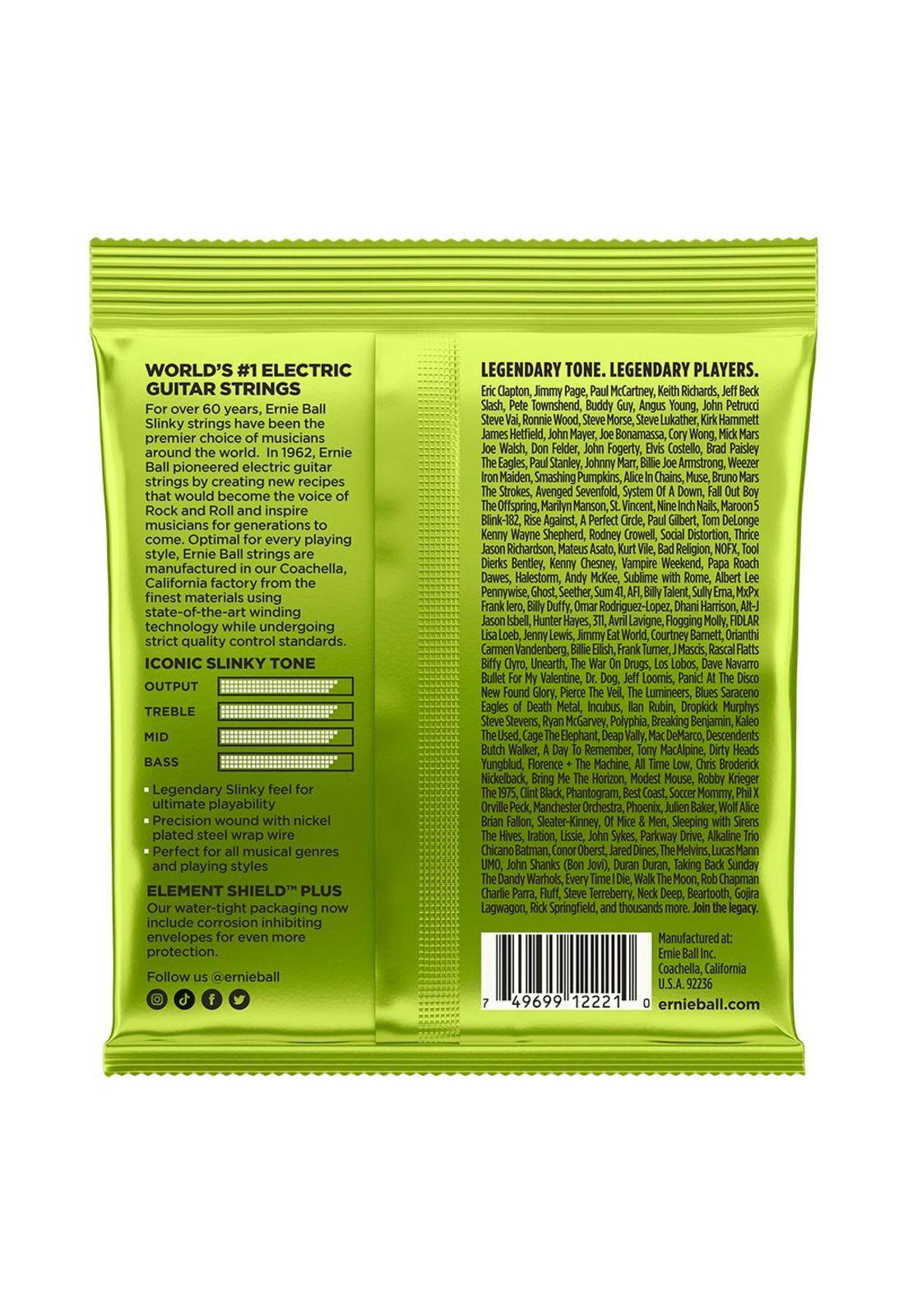 Set Cuerdas guitarra eléctrica 010 Ernie Ball 2221 Regular-1