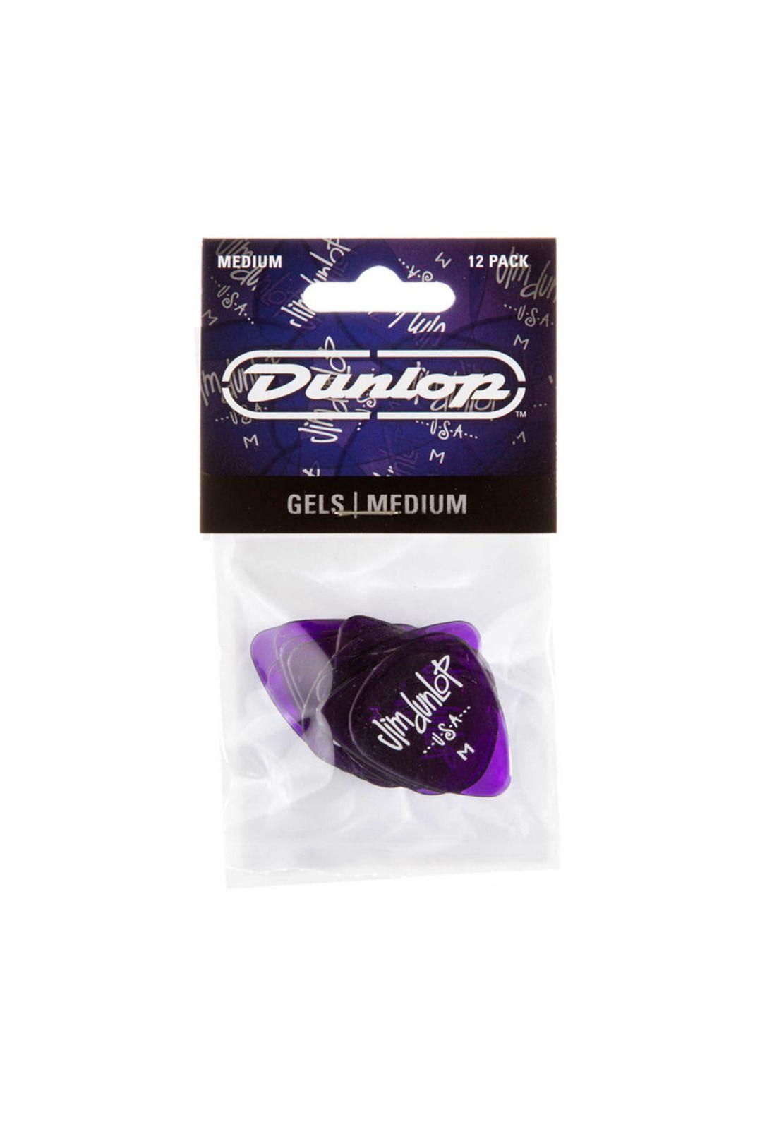 Pack De 12 Uñetas Dunlop 486pmd Gels Standard-2