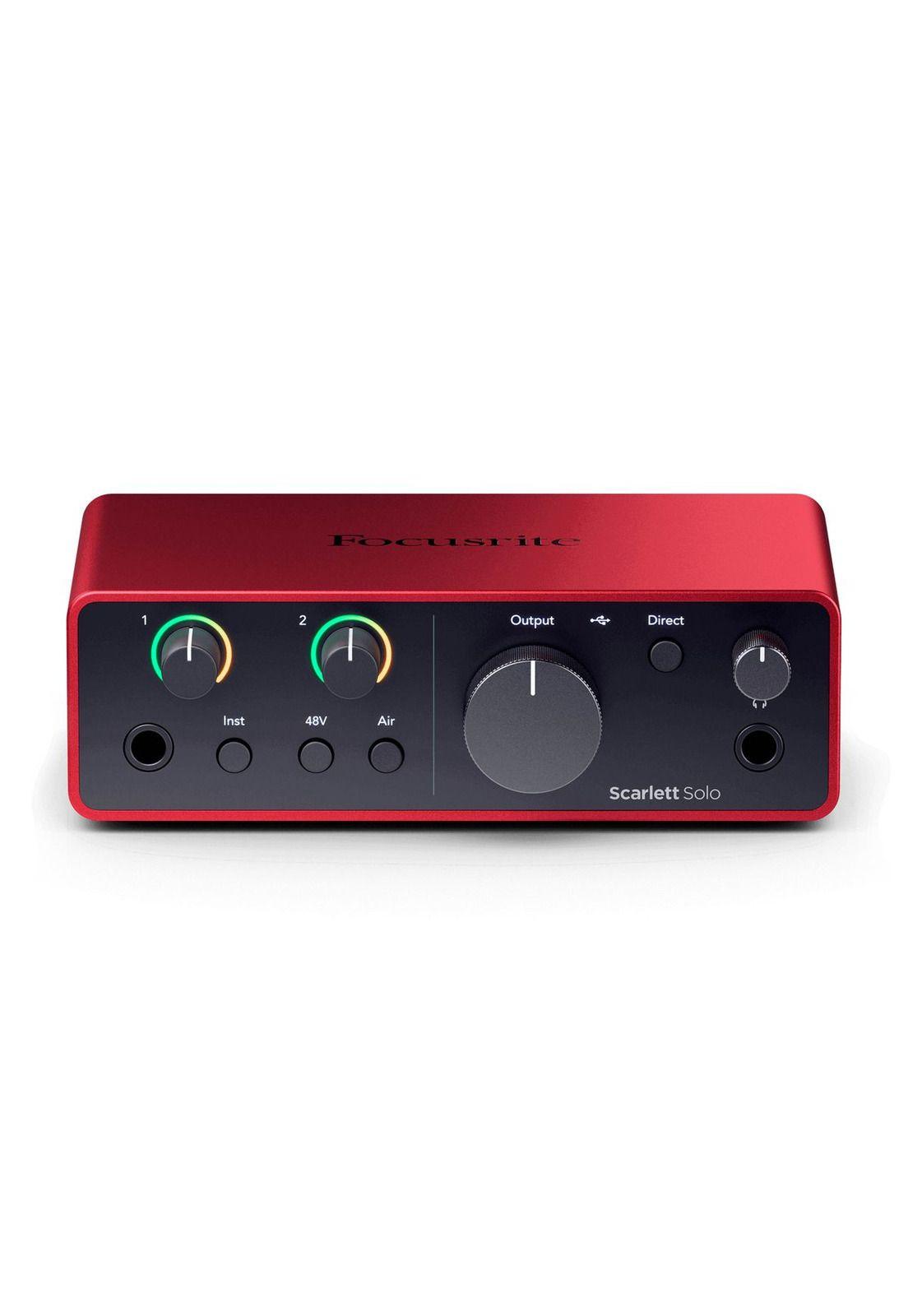 Interfaz de audio Focusrite Scarlett Solo 4th Gen 192khz 24b-3