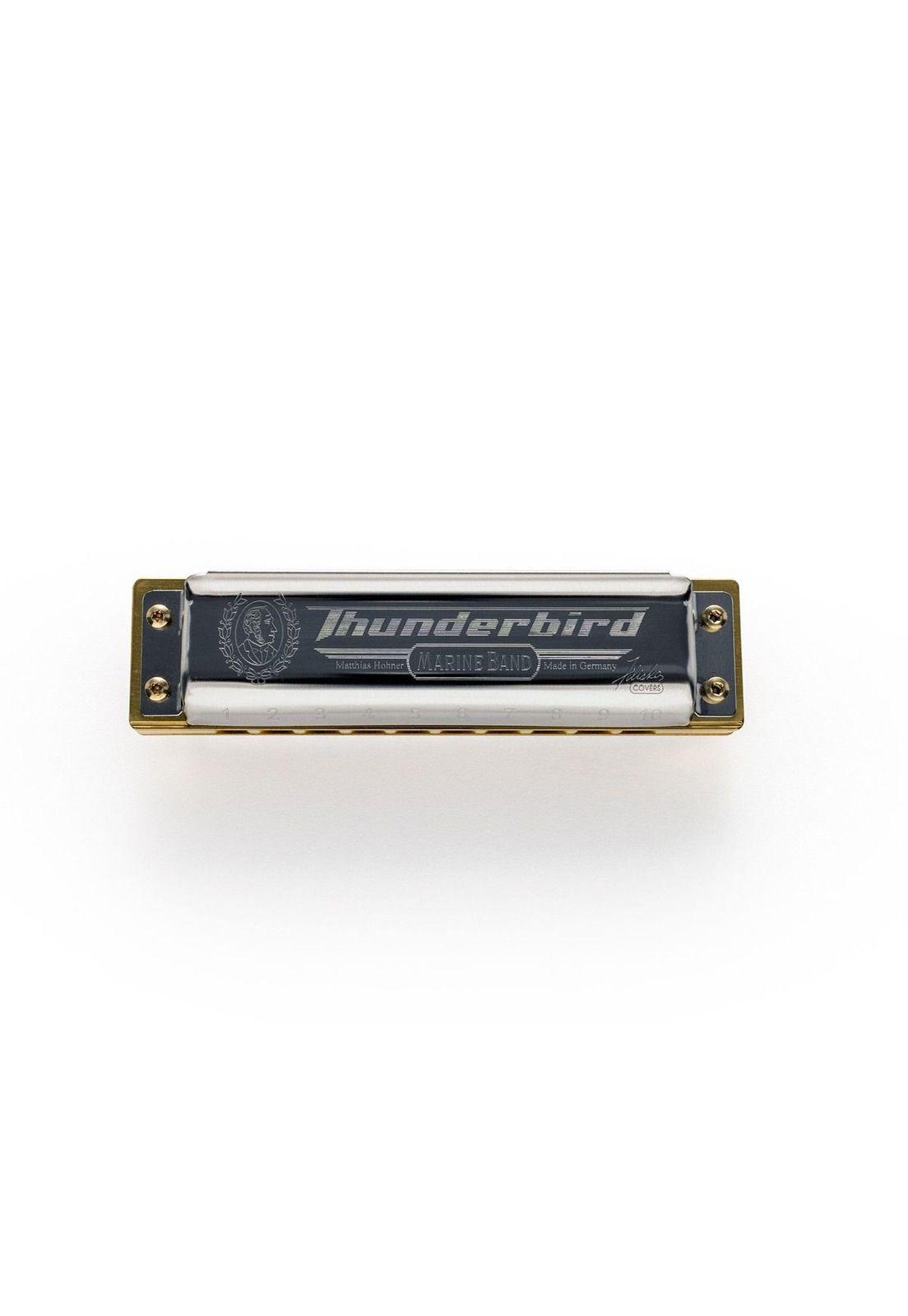 Armónica Hohner Marine Band Thunderbird Low C Diatónica-3