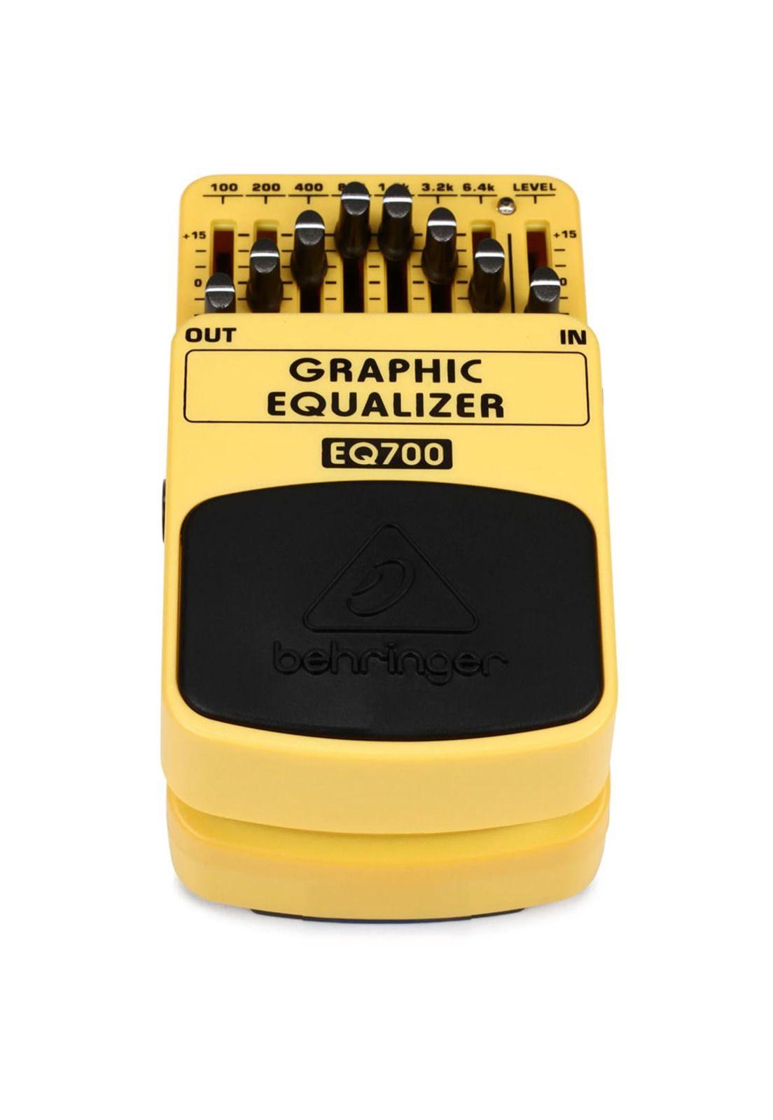 Pedal Ecualizador Gráfico para Guitarra Behringer EQ700-4