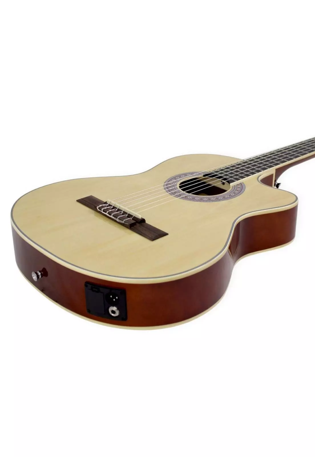 Guitarra electroacústica Freeman FRA95NCET nylon natural-4