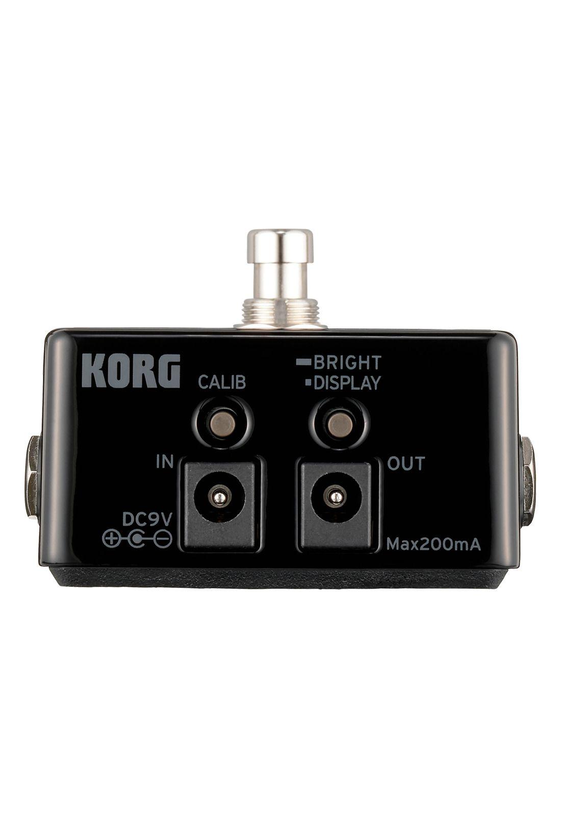 Pedal afinador cromático Korg pitchblack X-2