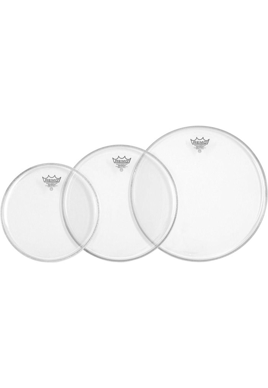 Set de parches Remo 10, 12, 16 " Emperor Clear PP-1422-BE-2