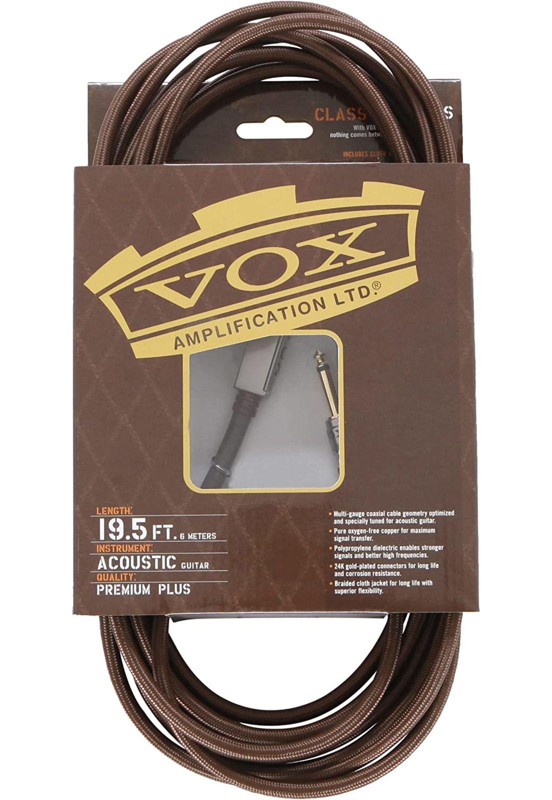 Cable de instrumento Vox VAC-19, de 6 metros-0