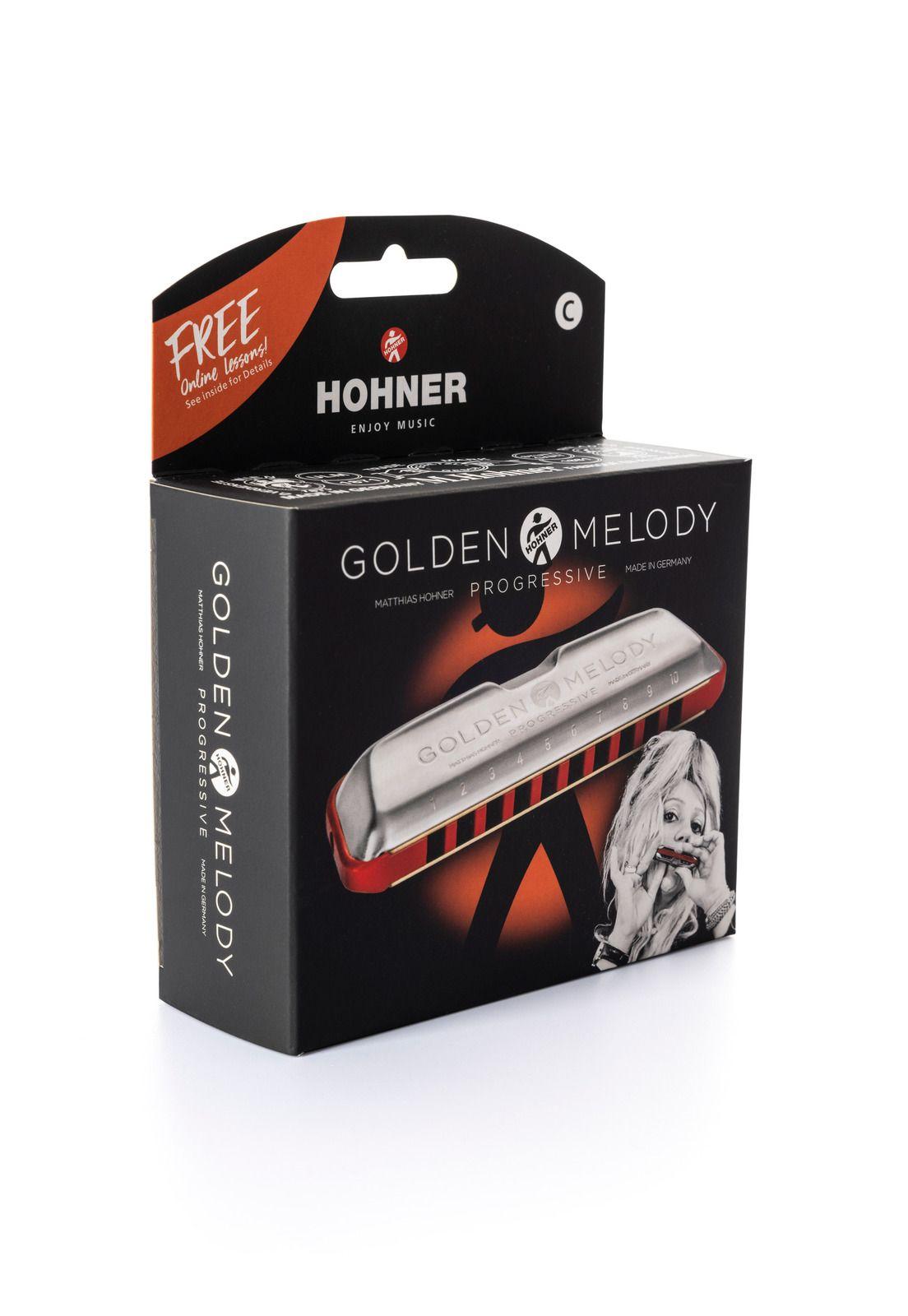 Armónica Hohner Golden Melody diatónica C (Do) M2416017-6