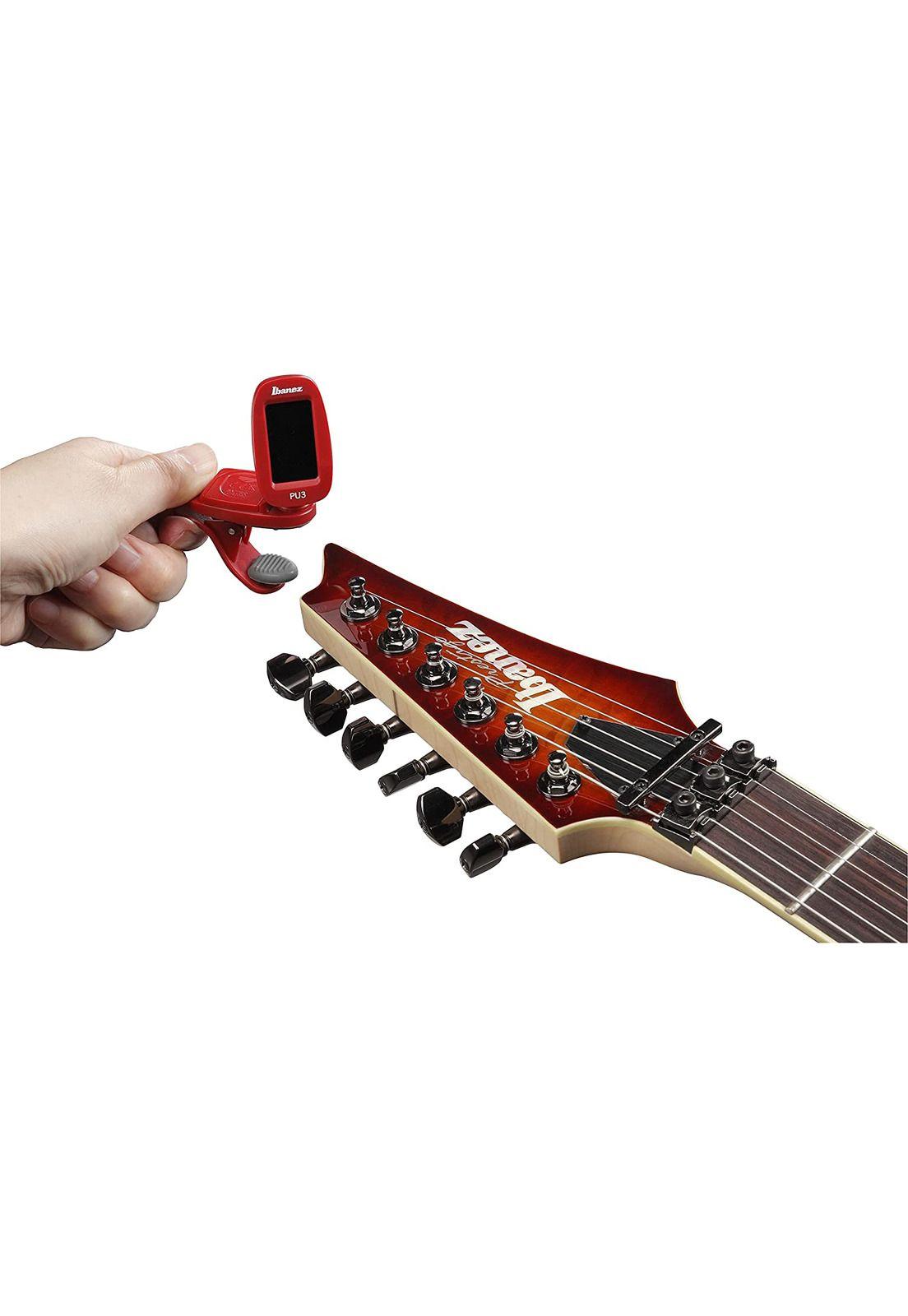 Afinador De Pinza Ibanez Pu3 Rojo-2