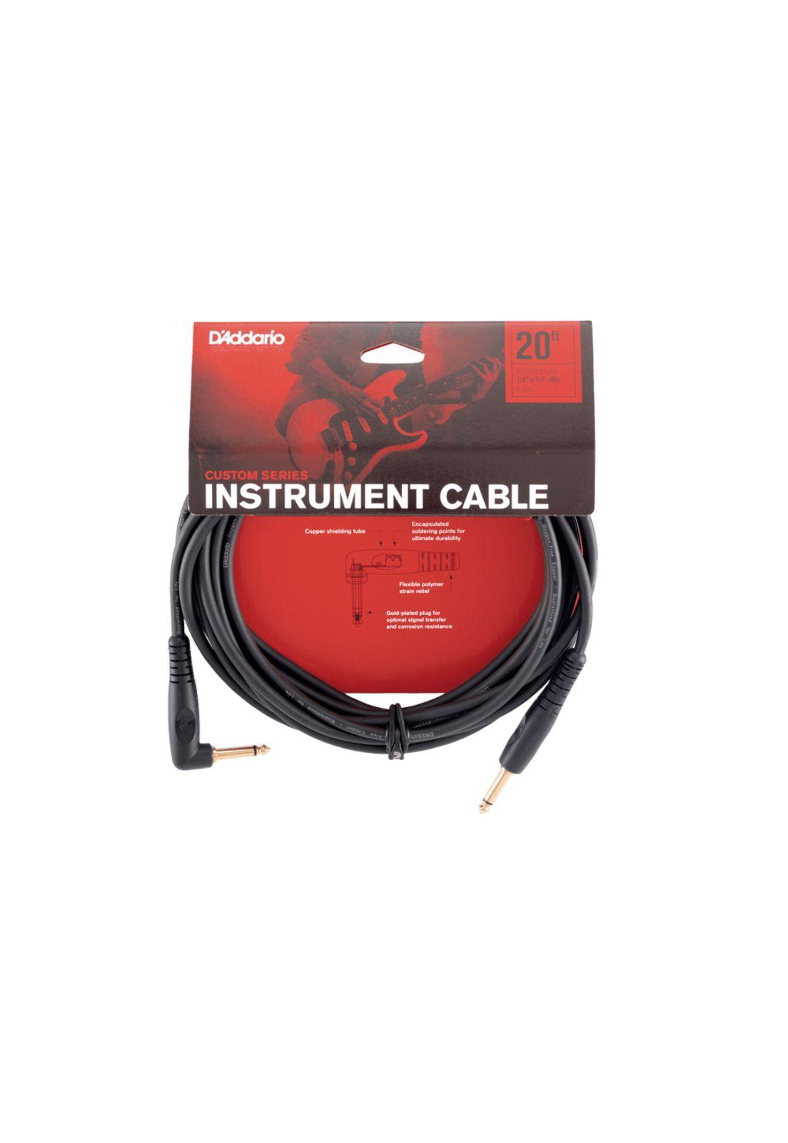 Cable para instrumento Daddario PWGRA20 conector recto 6 m.-2