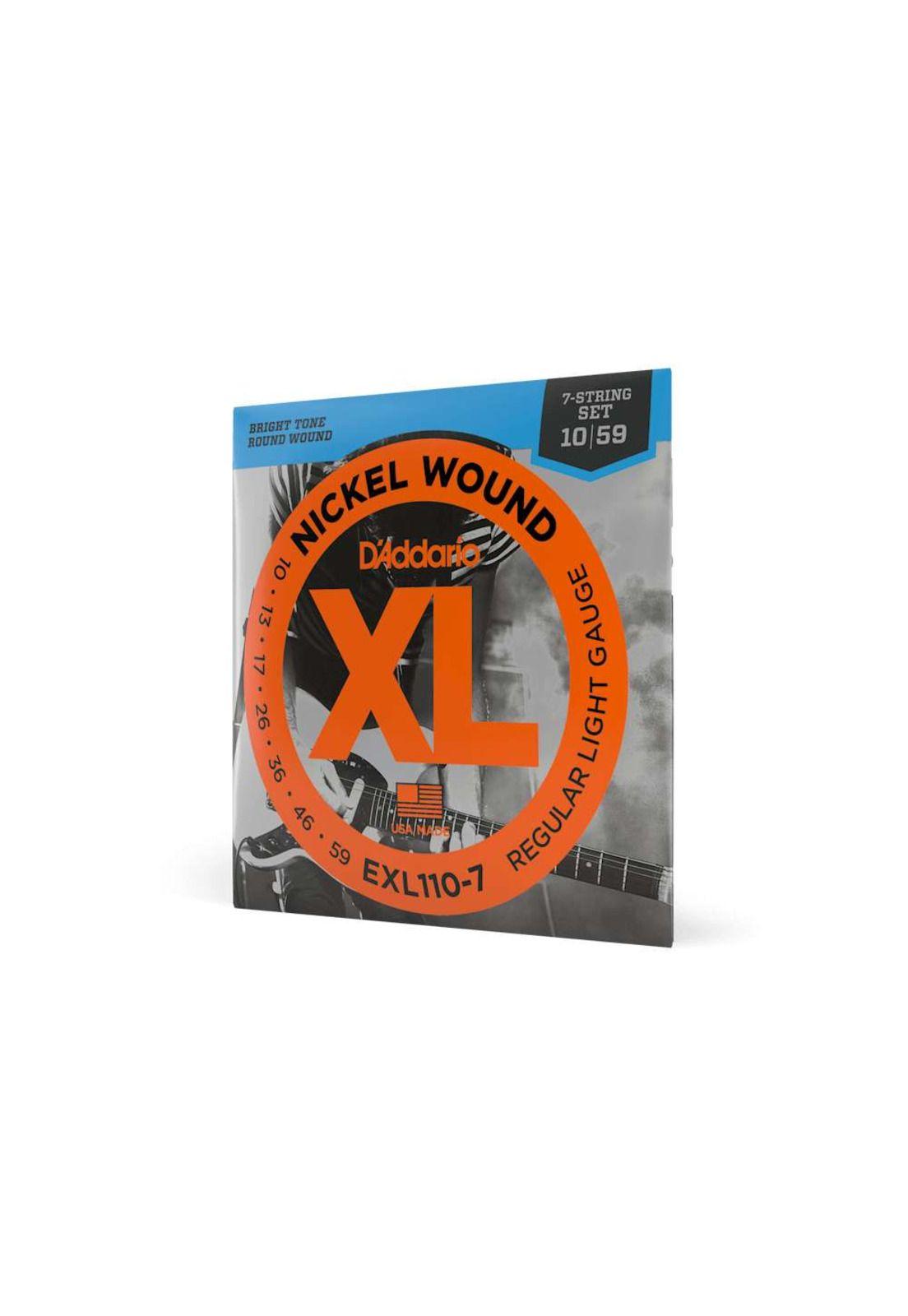 Cuerdas para guitarra eléctrica Daddario 10-59 EXL110-7-3