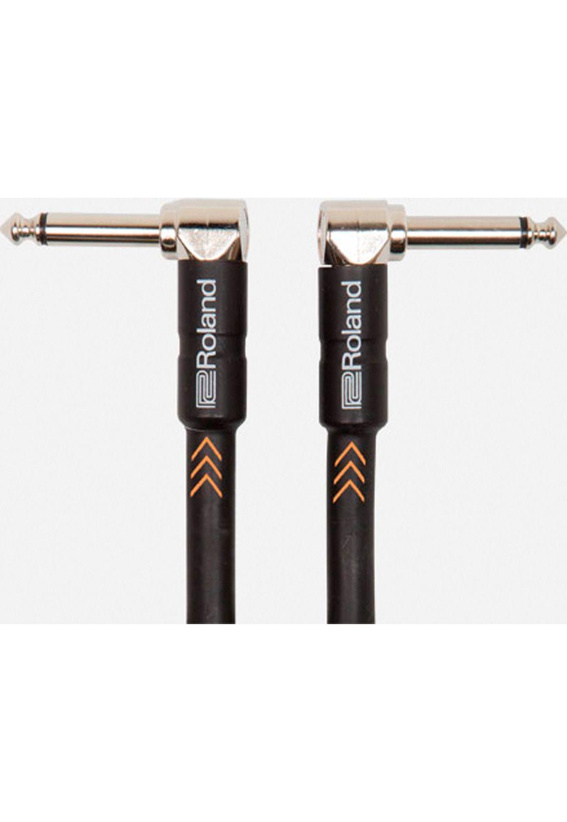Cable patch TS a TS de 1/4 Roland Black Series RIC-B1AA 1 metro-0