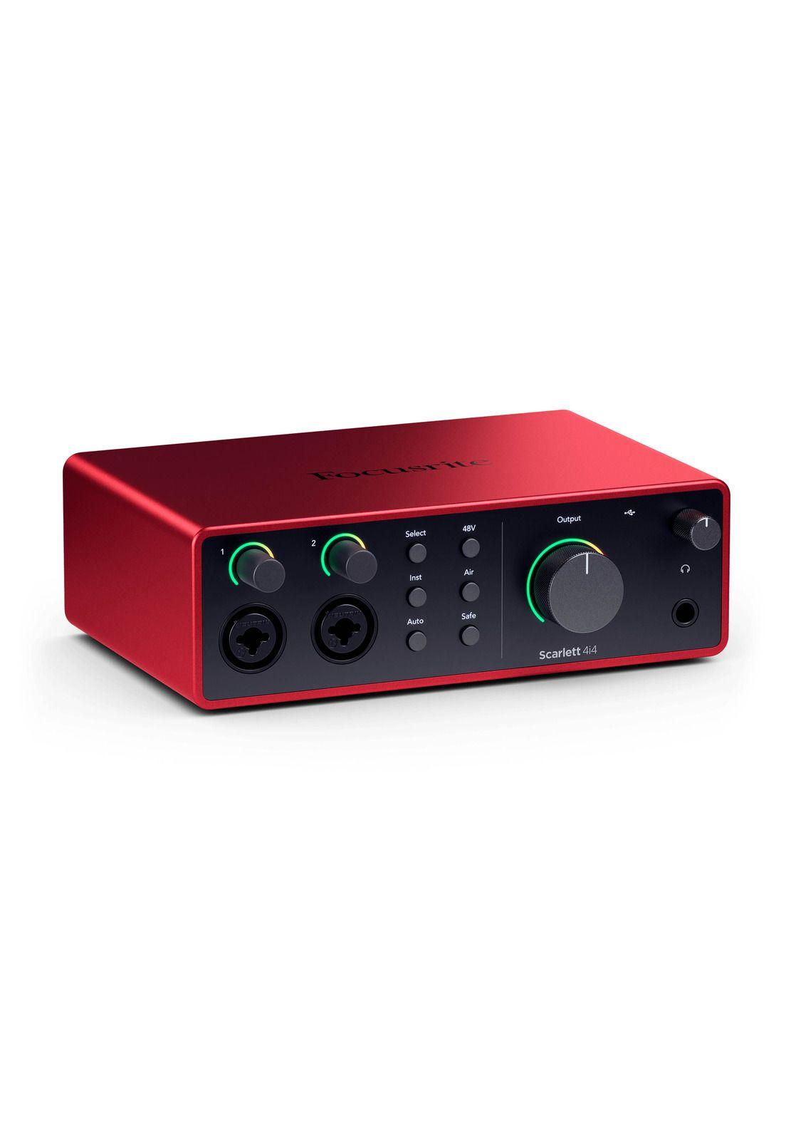 Interfaz de audio Focusrite Scarlett 4i4 4thGen 4x4 con Midi-0