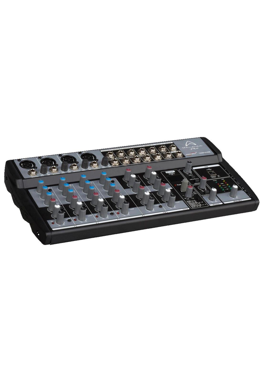 Mixer Wharfedale 1202 FX /USB 4 canales mono 4-3