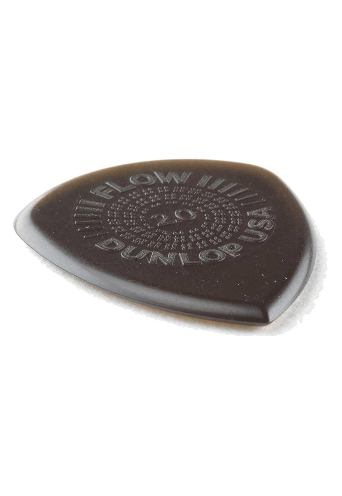 Pack de 6 uñetas Dunlop FLOW STANDARD GRIP 2.0MM 549P200-1