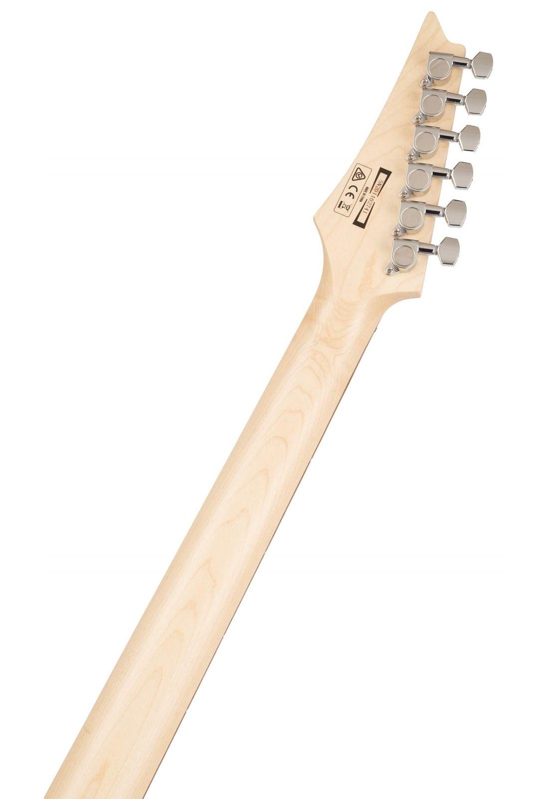 Guitarra eléctrica Ibanez GRX70QA transparent red burst-3