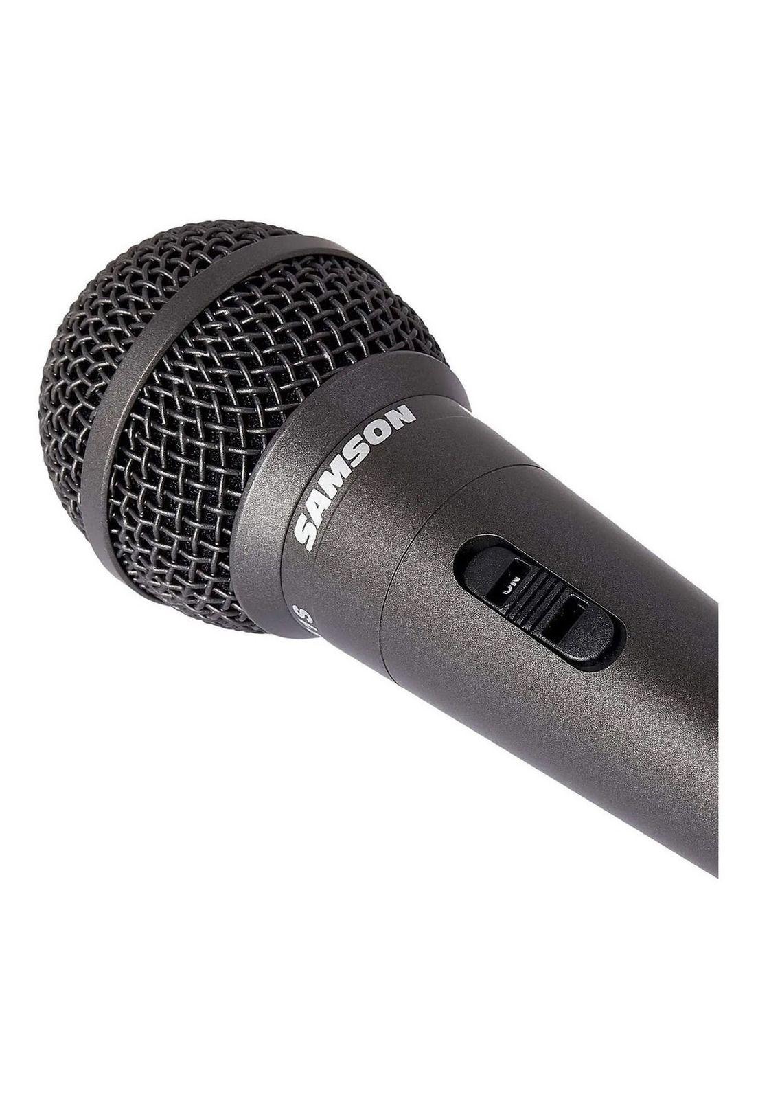 Micrófono dinámico Samson R31S con switch cable y pinza-3