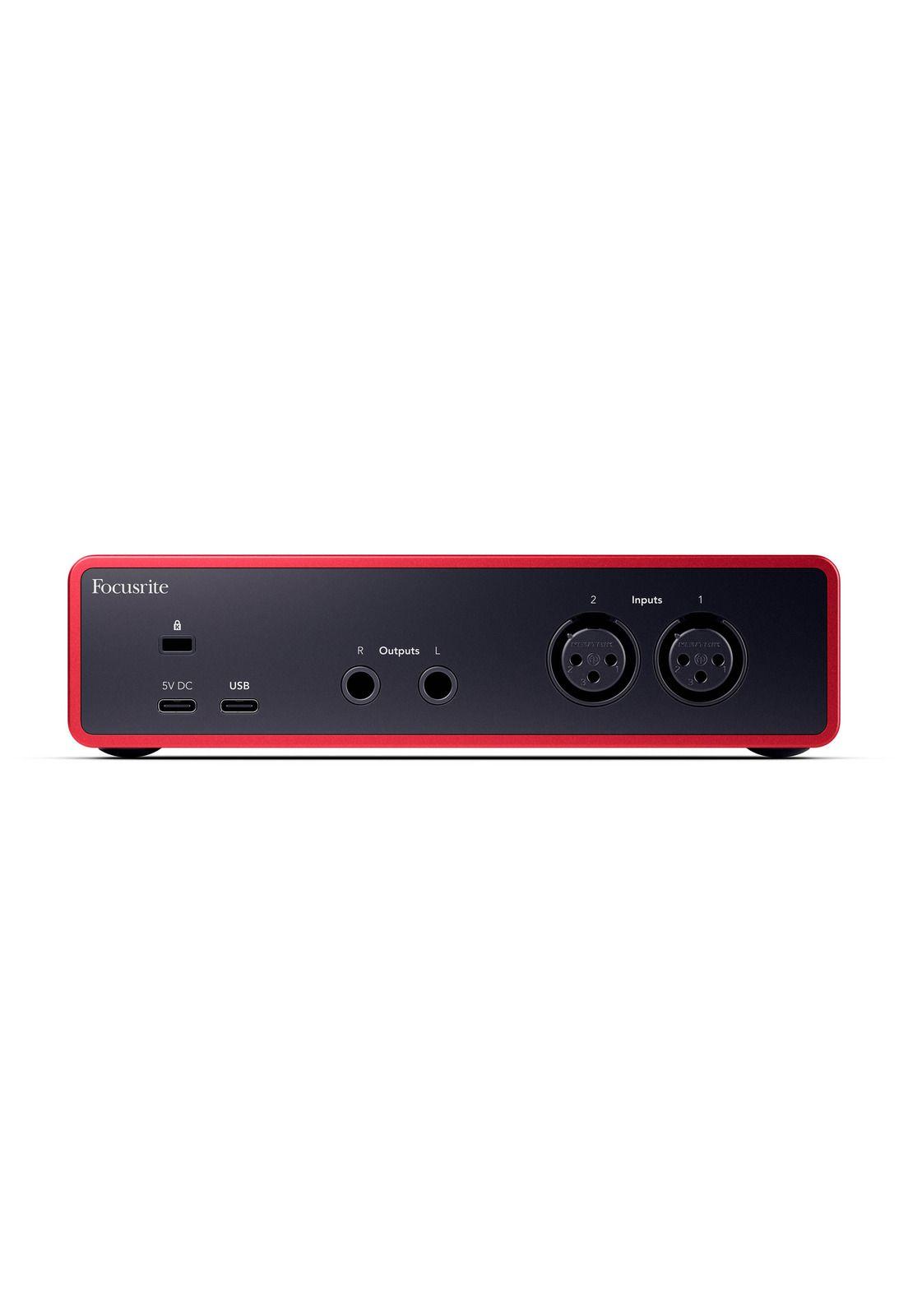 Interfaz de audio Focusrite Scarlett 2i2 4ta Generación-4