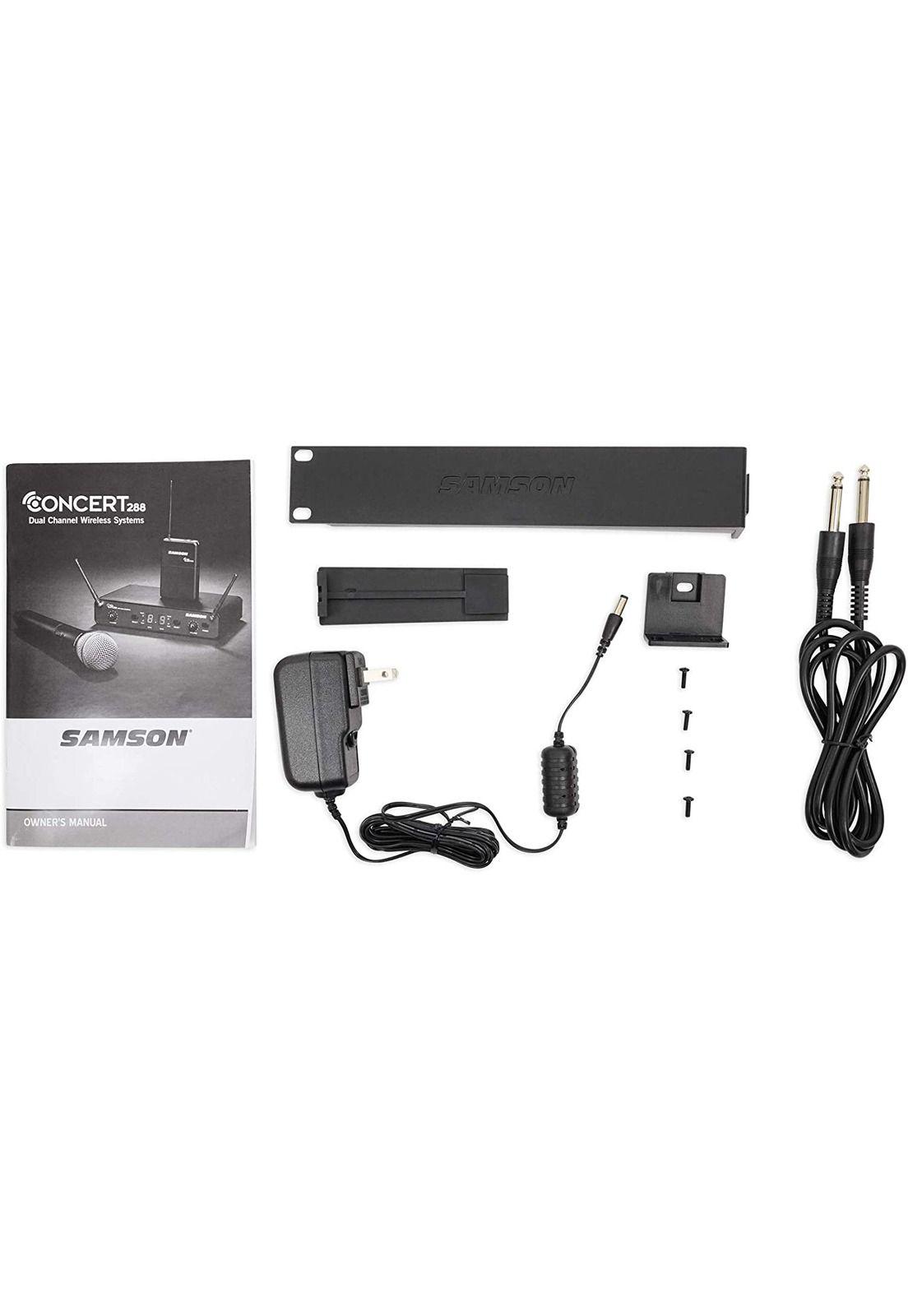 Sistema micrófono inalámbrico de mano doble Samson CR288-4