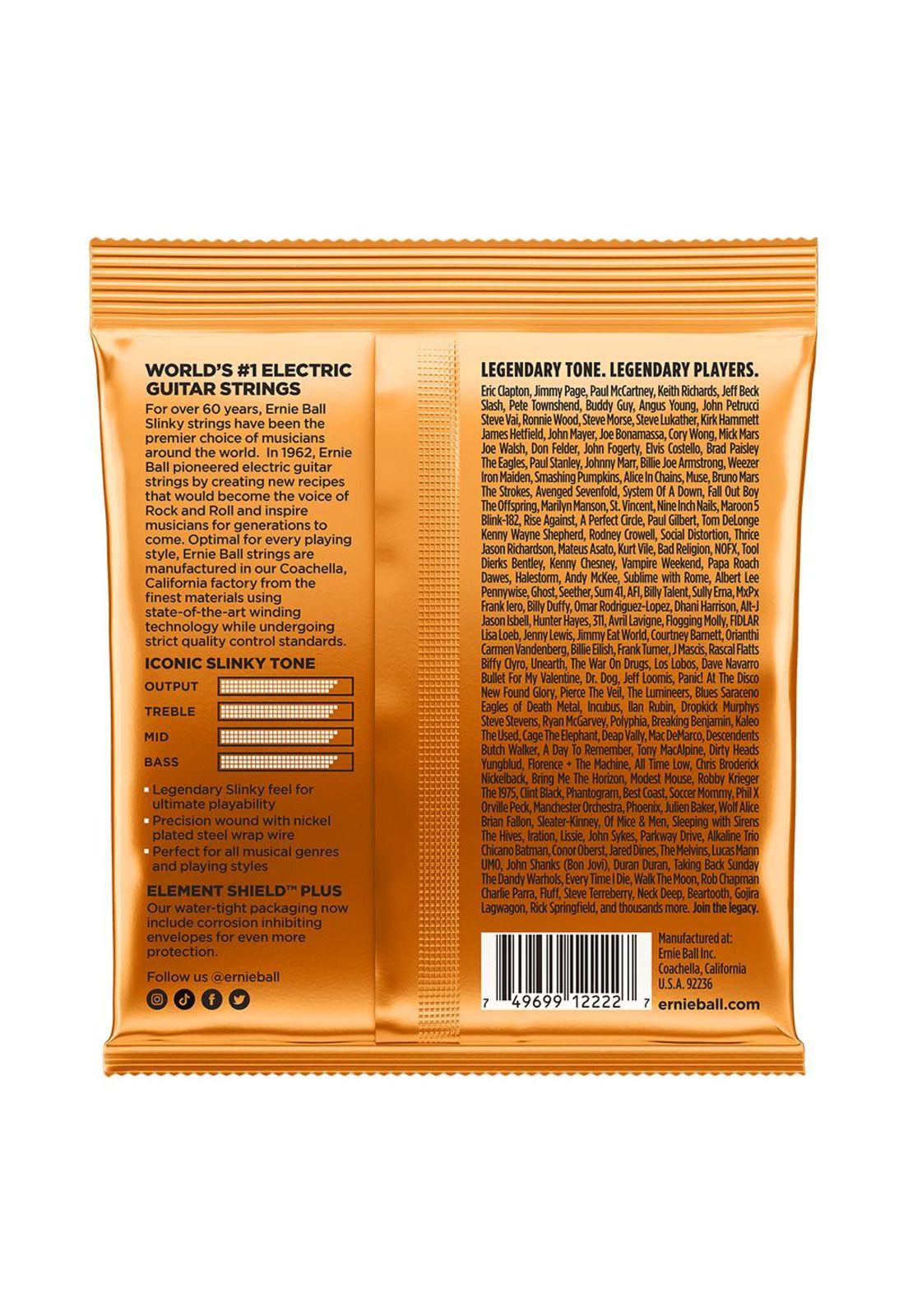 Set Cuerdas guitarra eléctrica Ernie Ball 2222 HYBRID-1