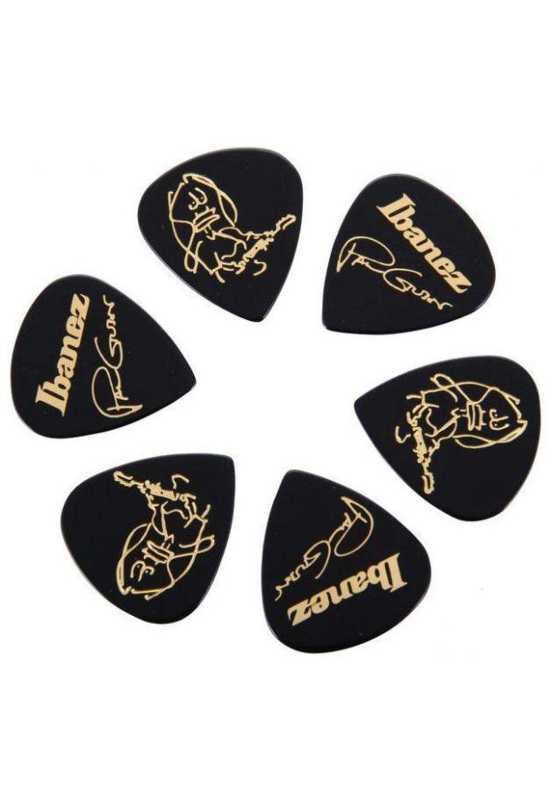 Pack de 6 uñetas Ibanez B1000PG BK Paul Gilbert negro-3