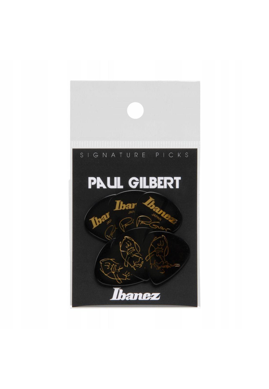 Pack de 6 uñetas Ibanez B1000PG BK Paul Gilbert negro-5