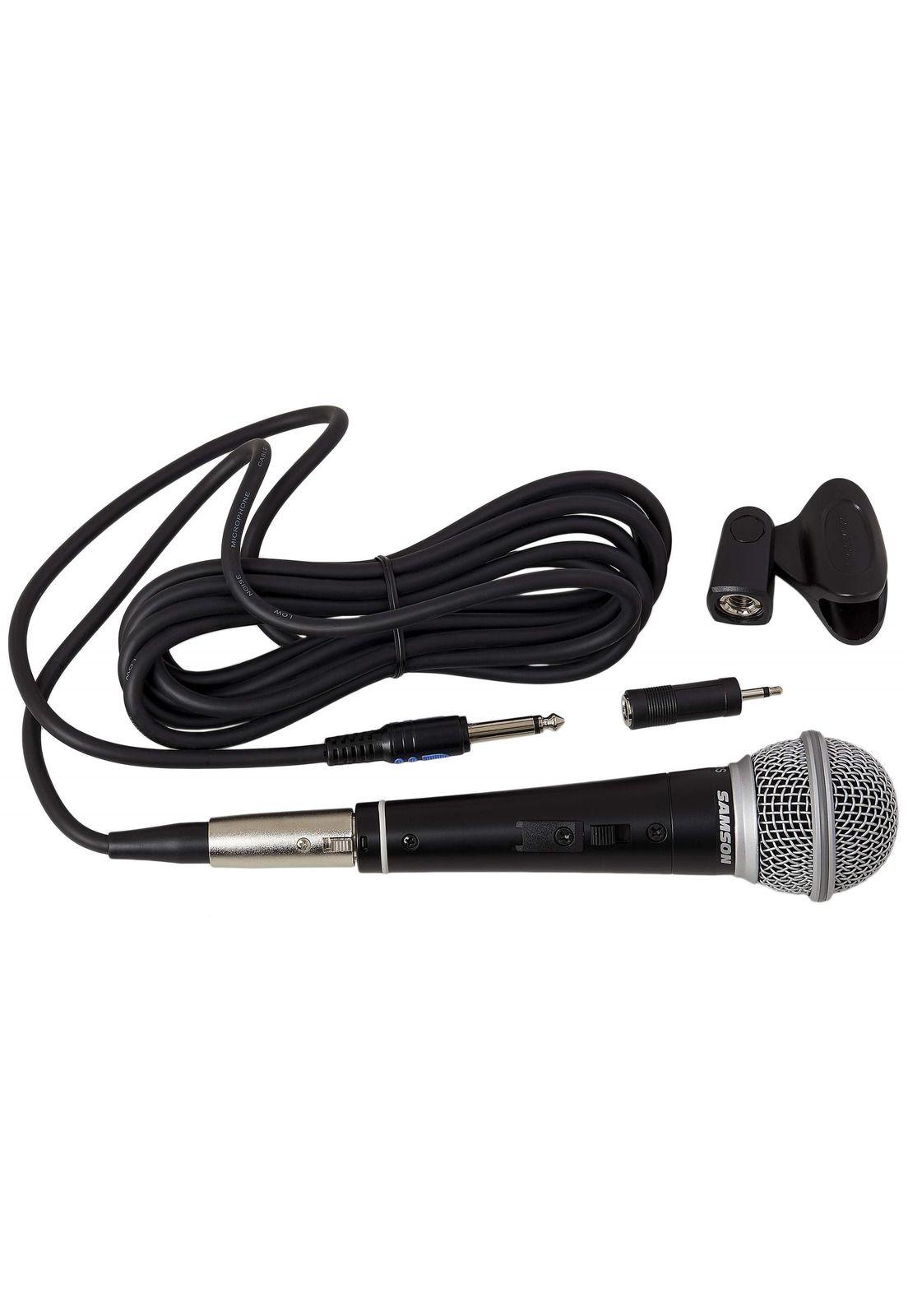 Micrófono dinámico Samson R21S con case y switch-2