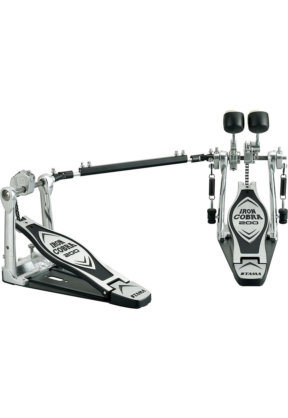 Pedal de bombo doble Tama HP200PTW Iron Cobra sin case-0