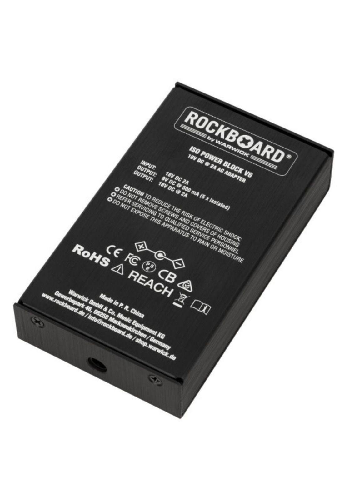 Fuente de poder Rockboard ISO Power Block V6 - 6 pedales-3