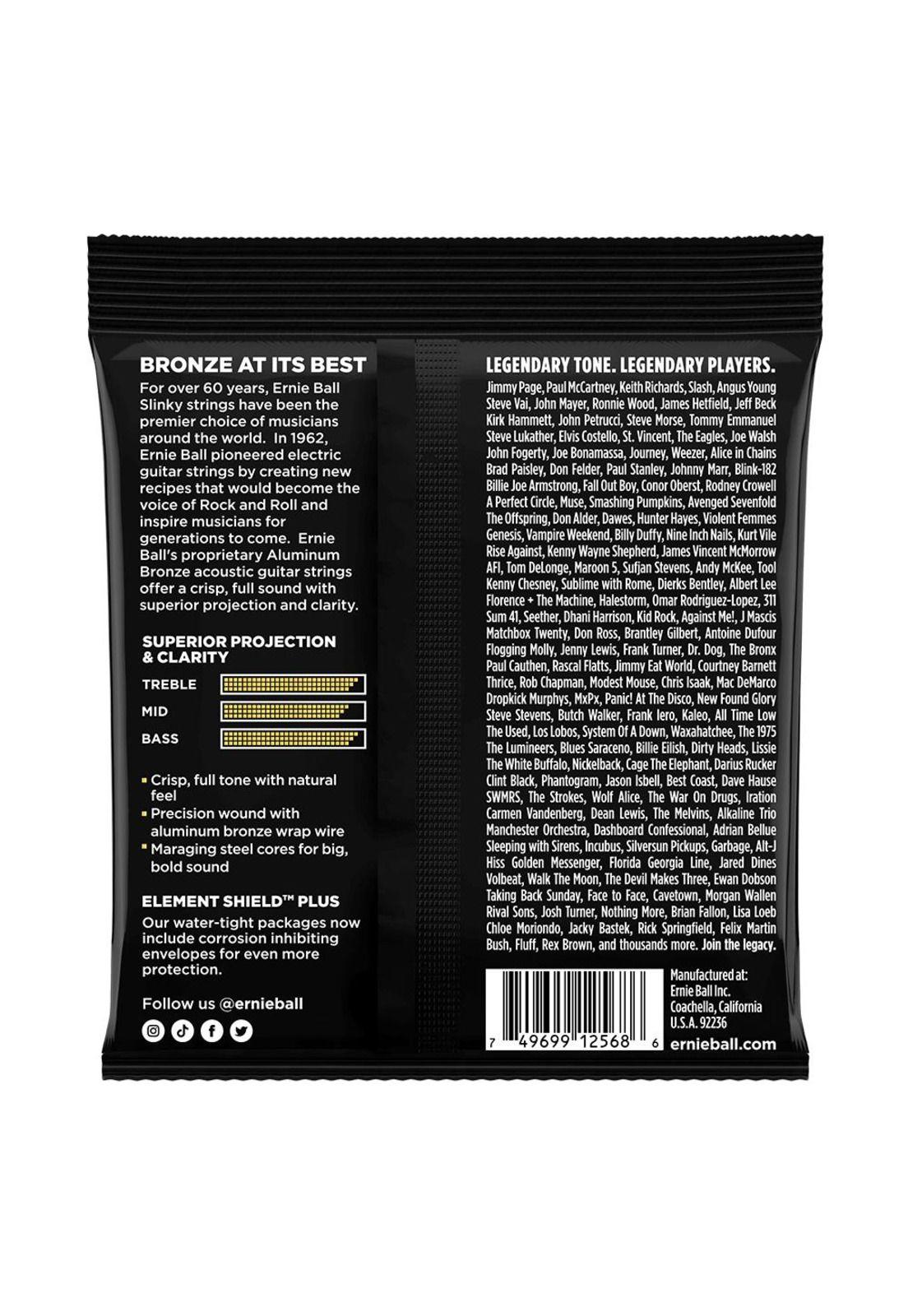 Set de cuerdas guitarra Folk Ernie Ball 2568 11/52-1