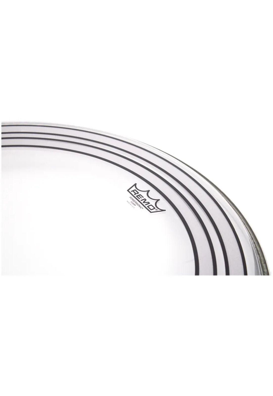 Parche Powersonic Clear Remo PW132200 22 pulgadas-3
