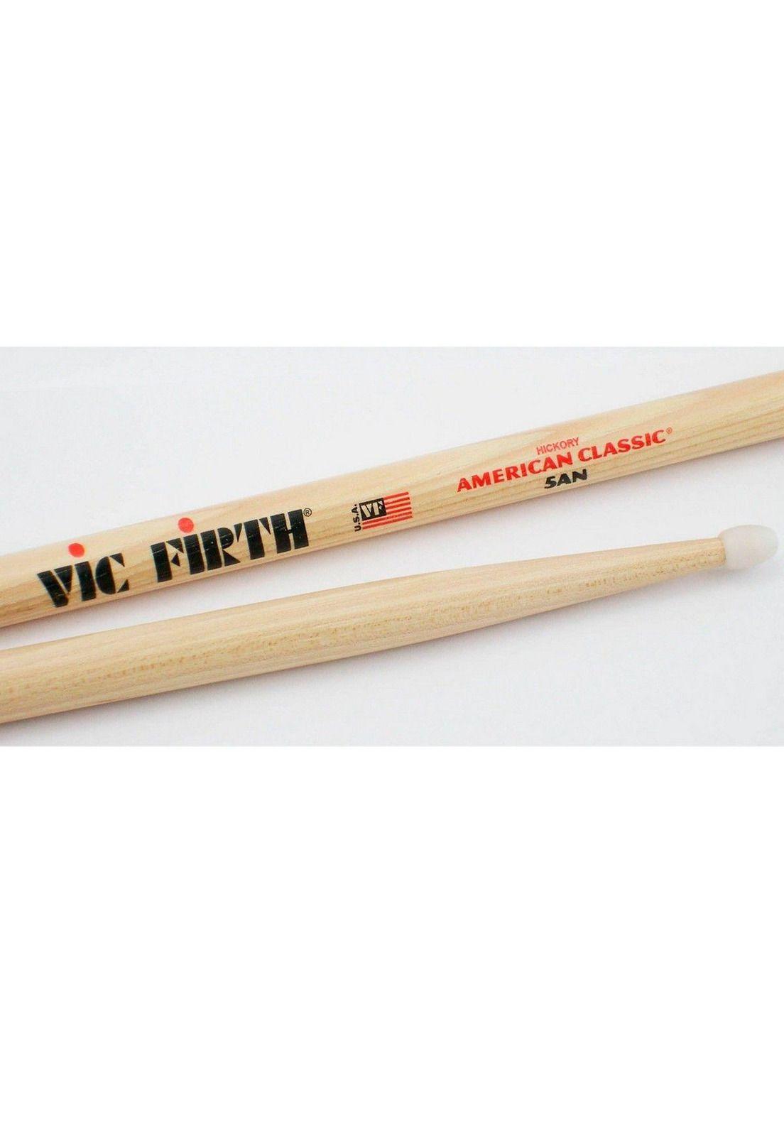 Baqueta Vic Firth 5an 5a Punta De Nylon-2