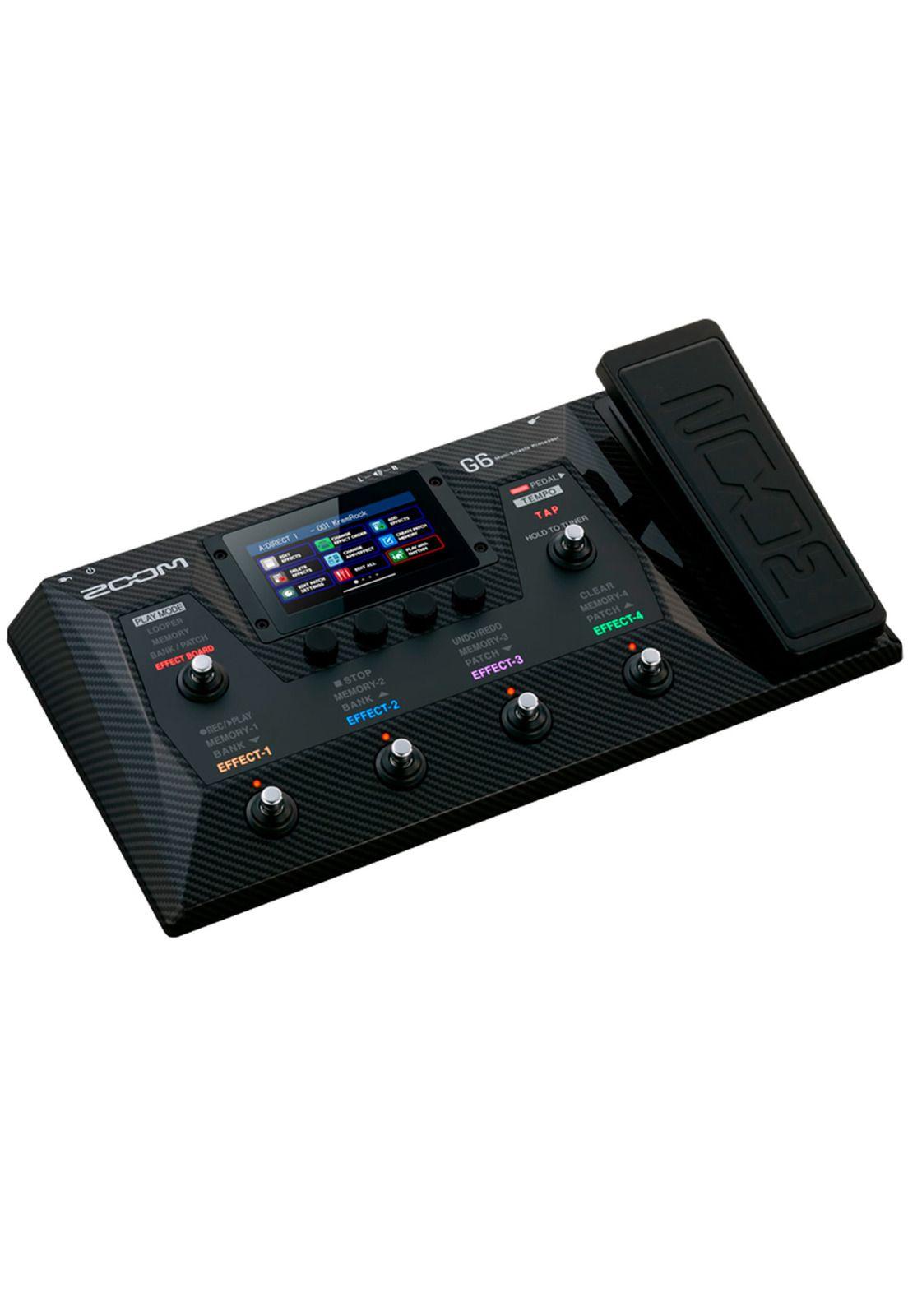 Pedalera Multiefecto de Guitarra Eléctrica Zoom G6-2