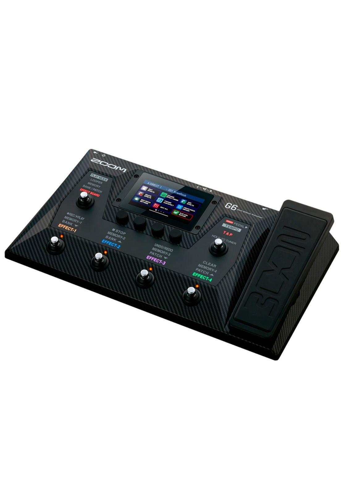 Pedalera Multiefecto de Guitarra Eléctrica Zoom G6-3
