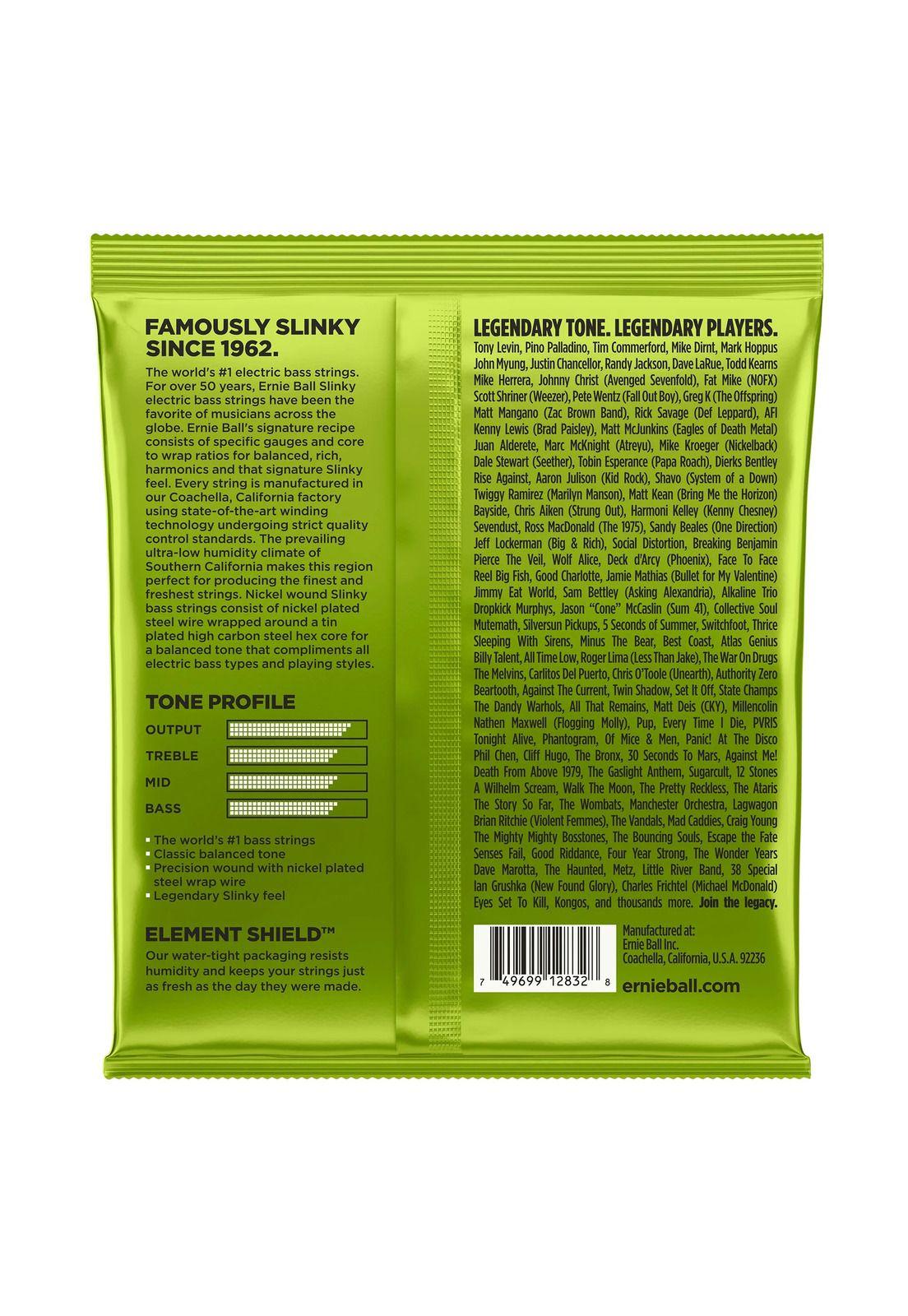 Cuerdas bajo Ernie Ball 2832 BASS REGULAR SLINKY-1