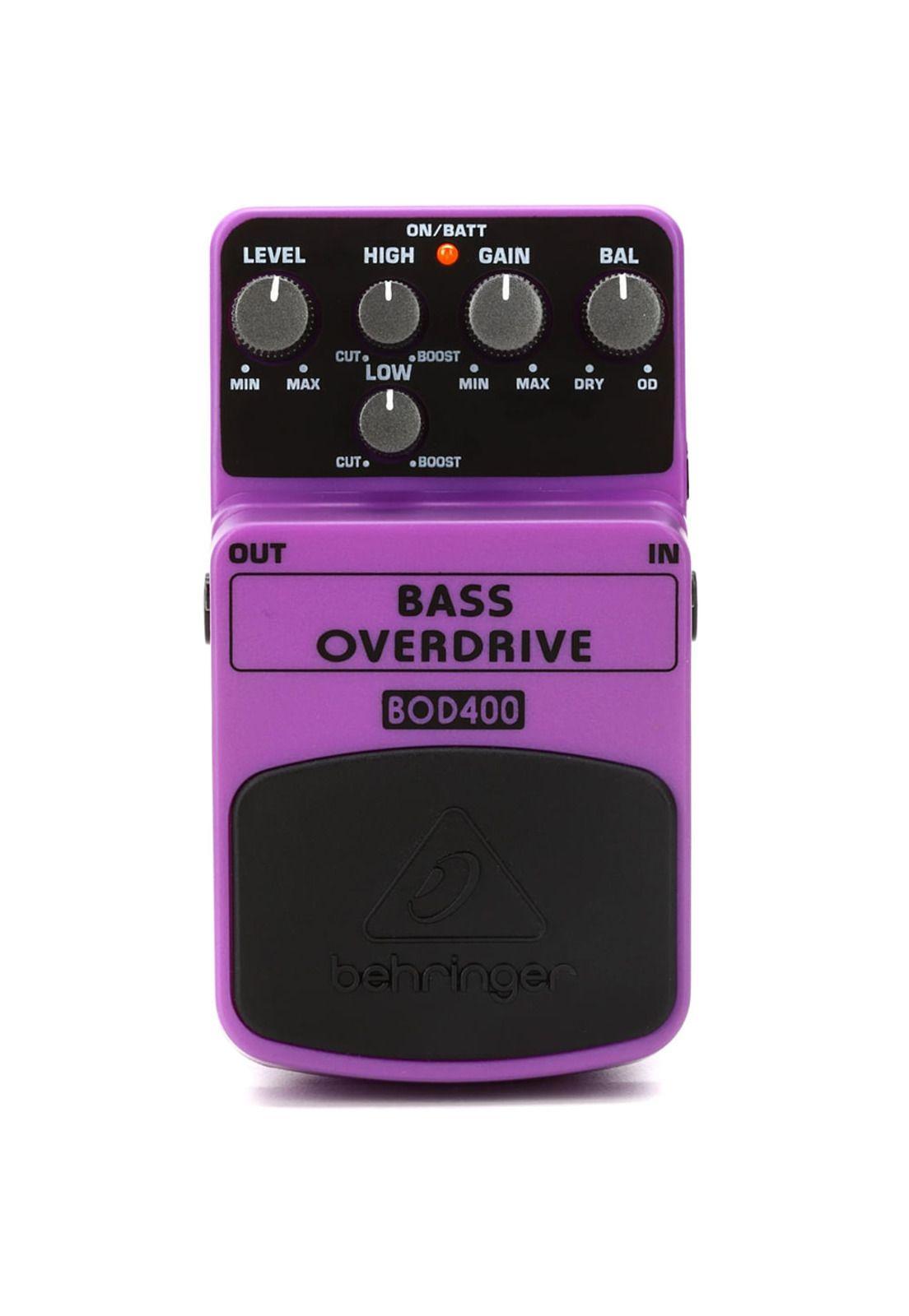 Pedal Efecto Overdrive Behringer BOD400 - Bass Overdrive-0