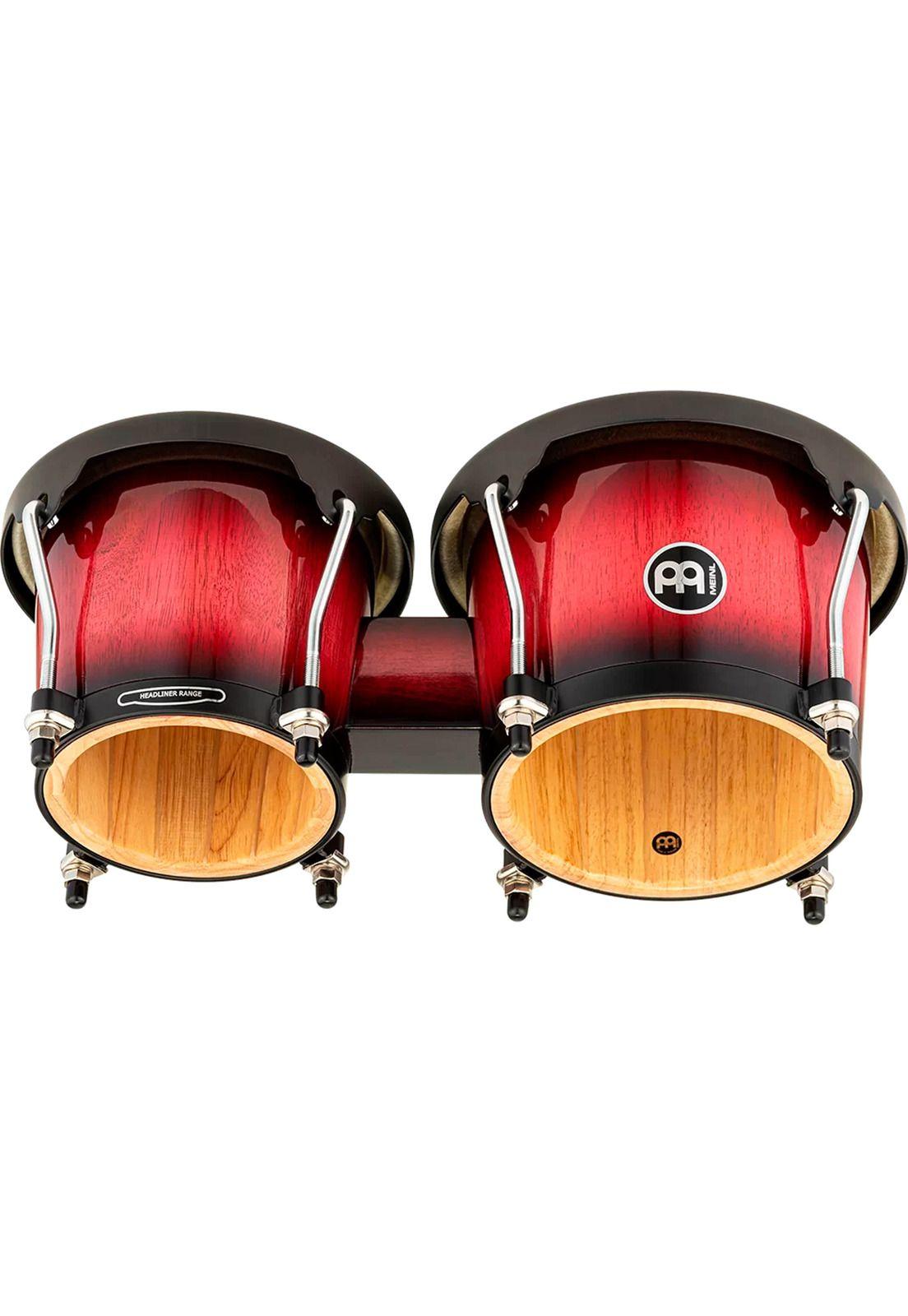 Bongo Meinl HB100 Headliner Series - Wine Red Burst-3