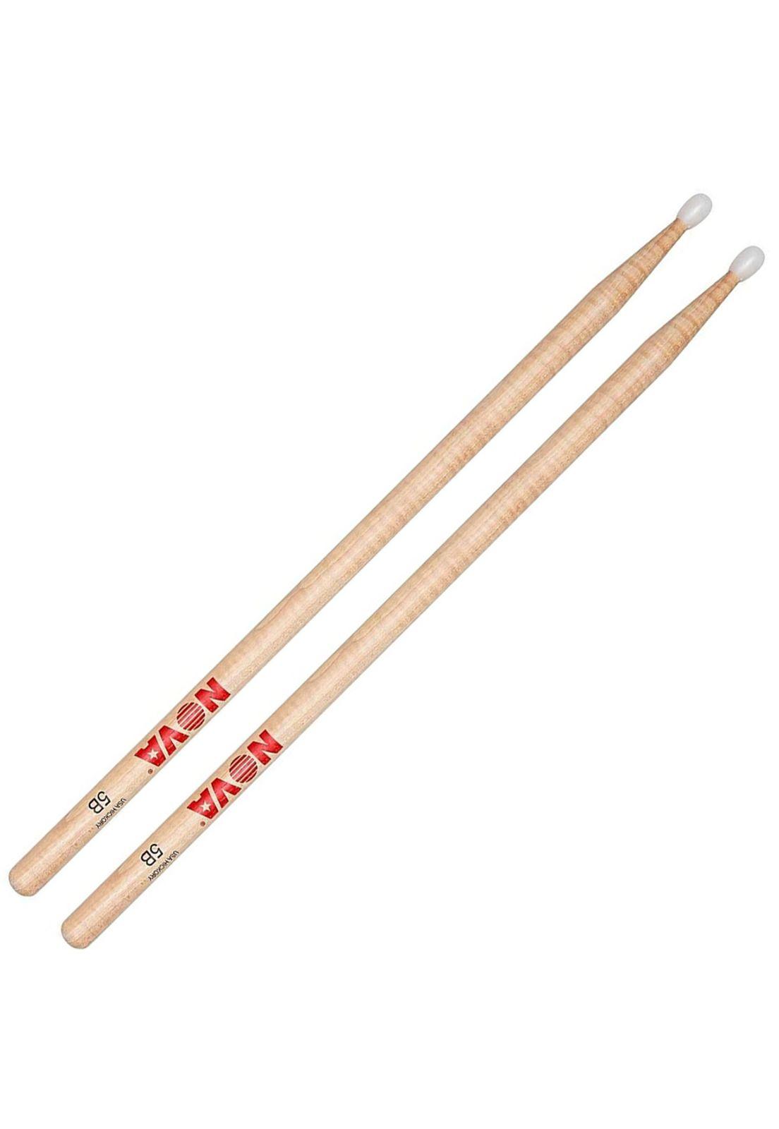 Baqueta Nova N5BN 5B punta de nylon Vic Firth-0