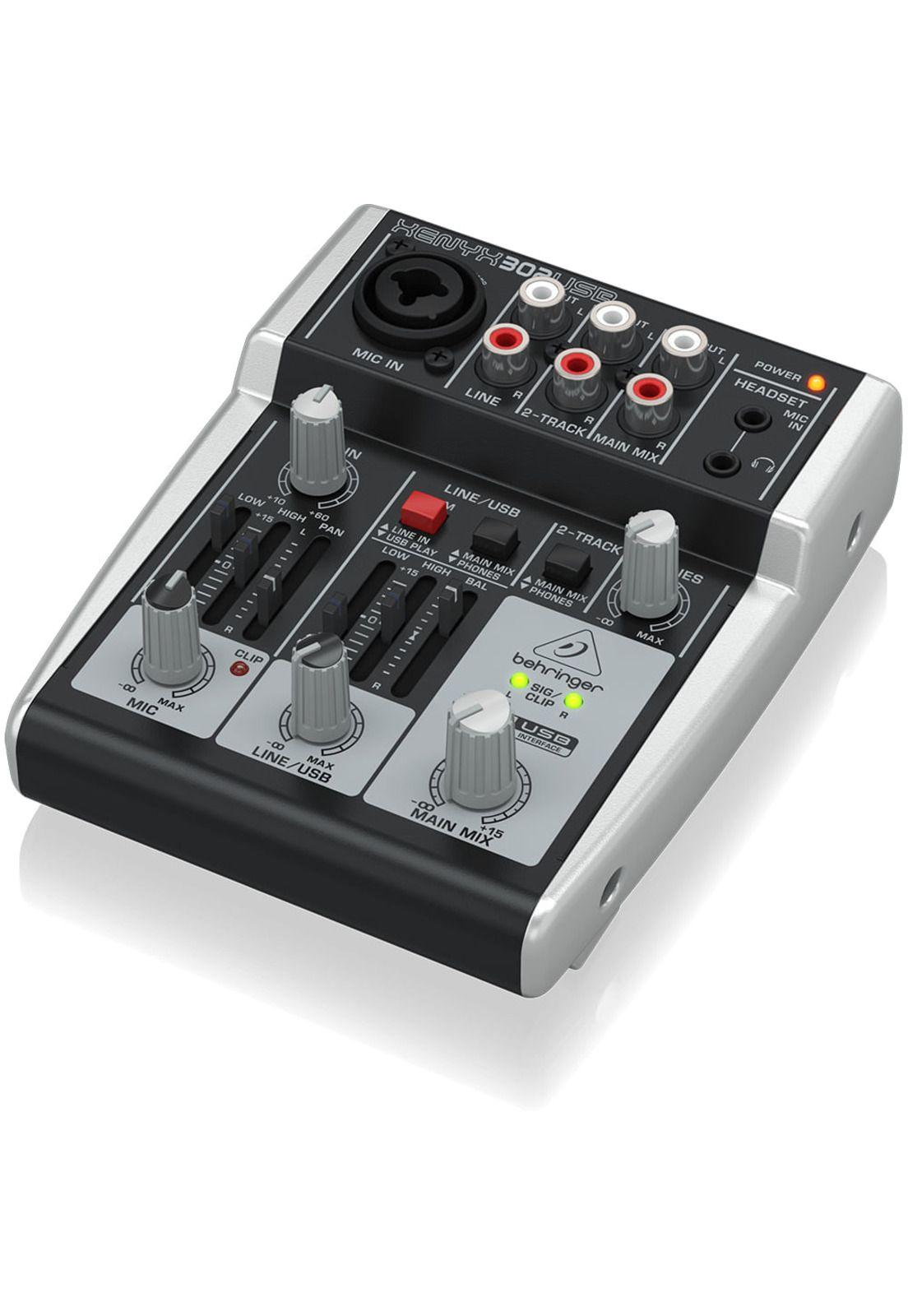 Mixer Análogo Behringer XENYX 302USB-2