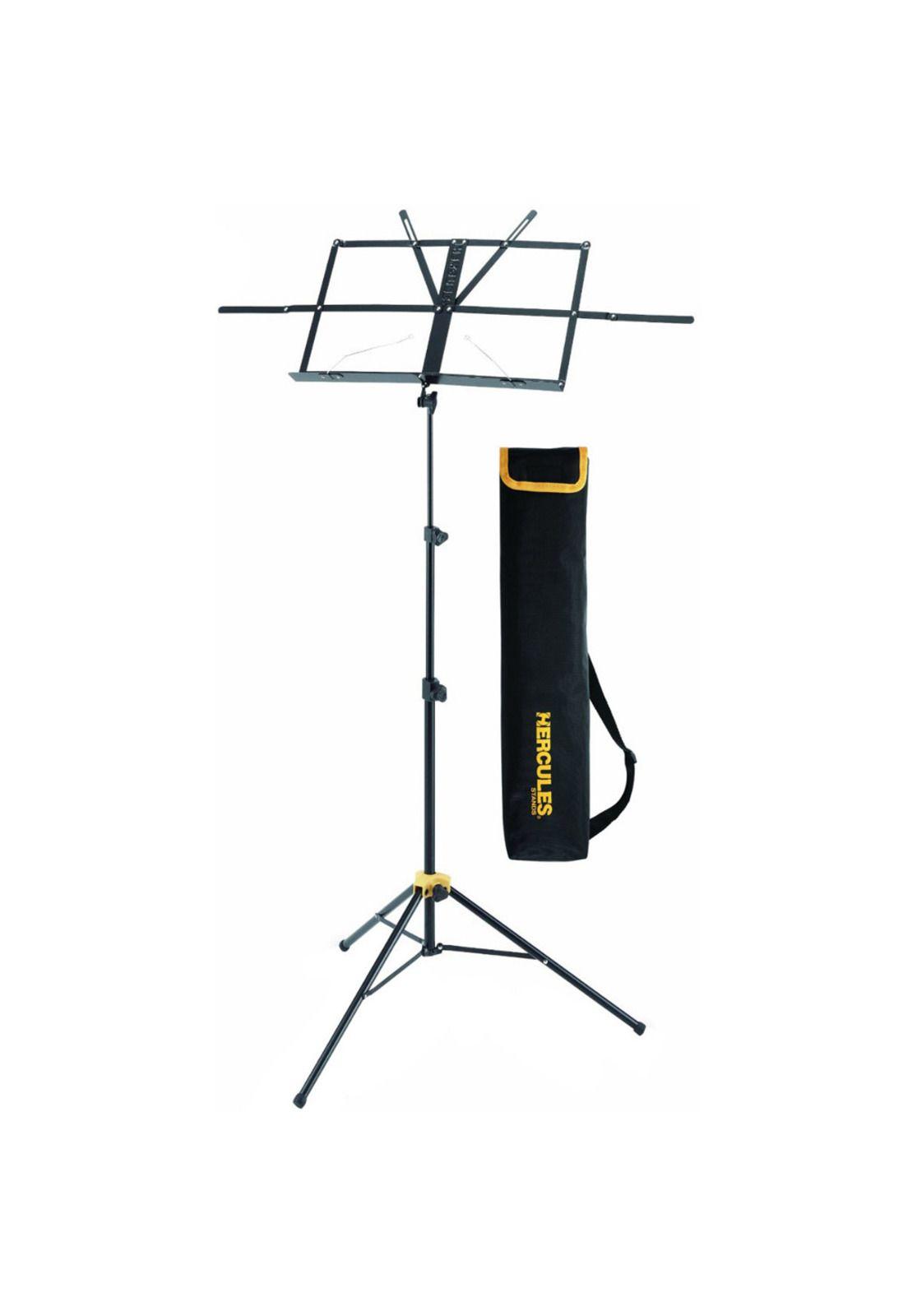 Atril de partitura Hercules BS118BB con bolsa de transporte-0