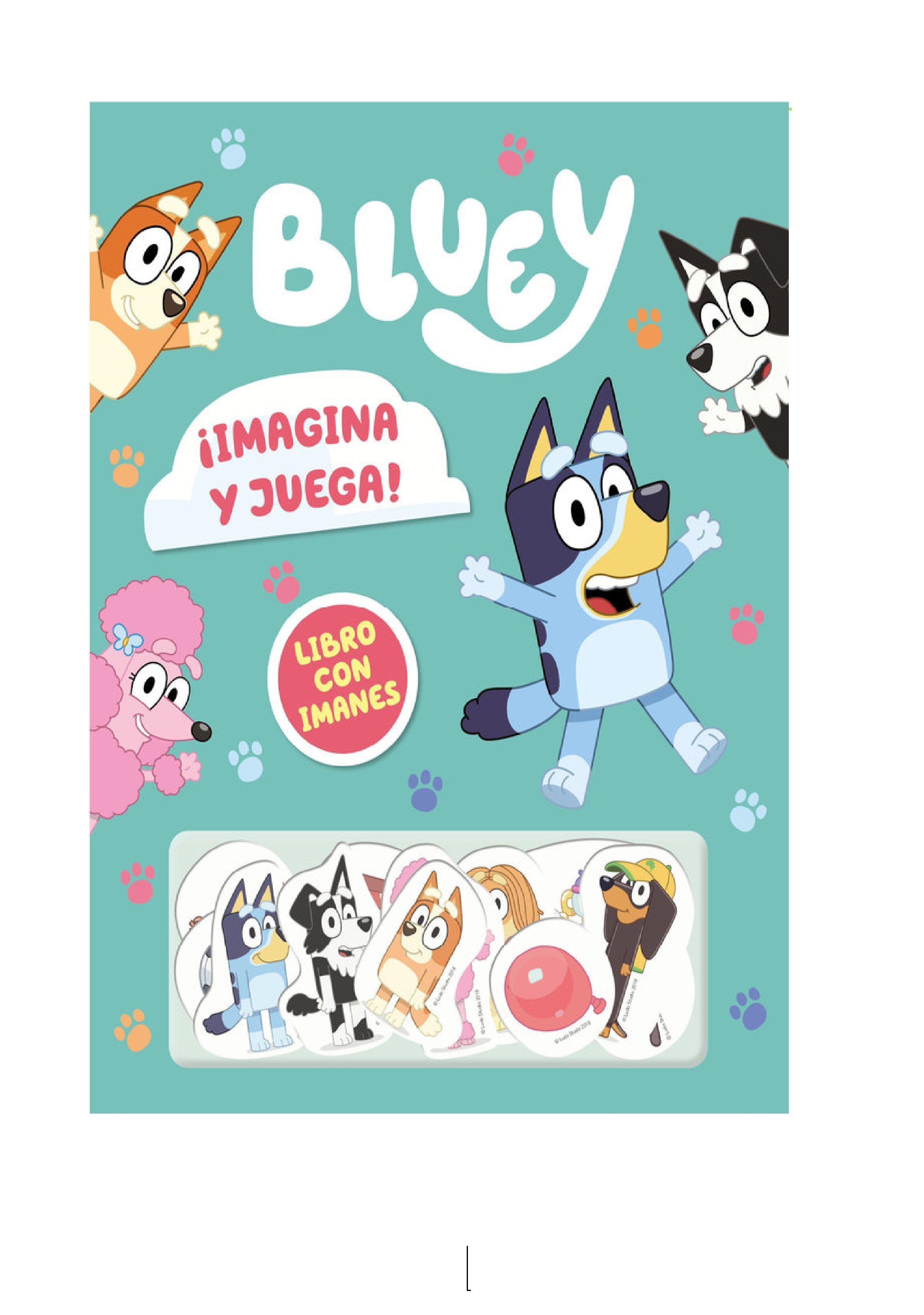 BLUEY LIBRO JUGUETE IMAGINA Y JUEGA LIBRO CON IMANES-1
